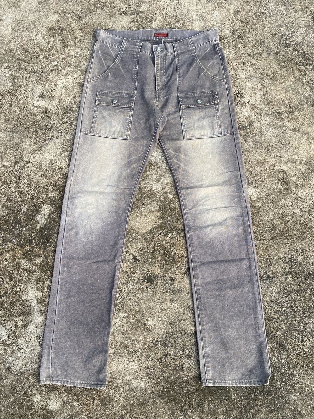 Issey Miyake 💸BINDINGOFFER💸John Bull Fatigure Denim Black Wash Size US 33 - 1 Thumbnail