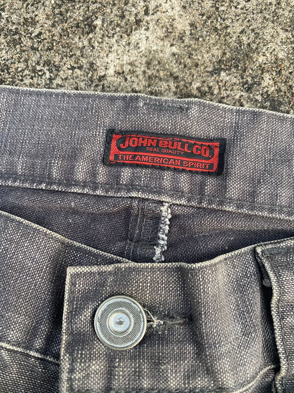 Issey Miyake 💸BINDINGOFFER💸John Bull Fatigure Denim Black Wash Size US 33 - 5 Thumbnail