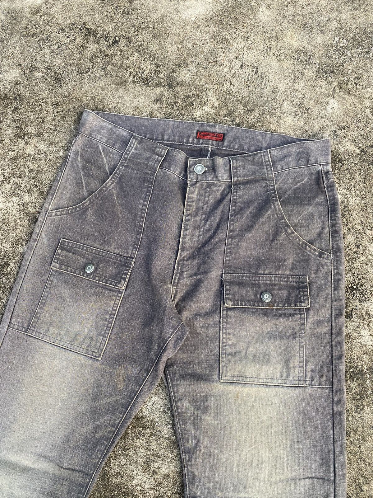 Issey Miyake 💸BINDINGOFFER💸John Bull Fatigure Denim Black Wash Size US 33 - 2 Thumbnail