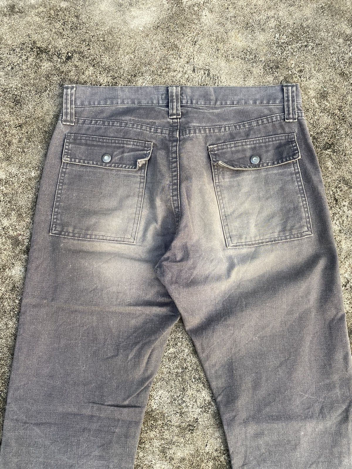 Issey Miyake 💸BINDINGOFFER💸John Bull Fatigure Denim Black Wash Size US 33 - 4 Thumbnail