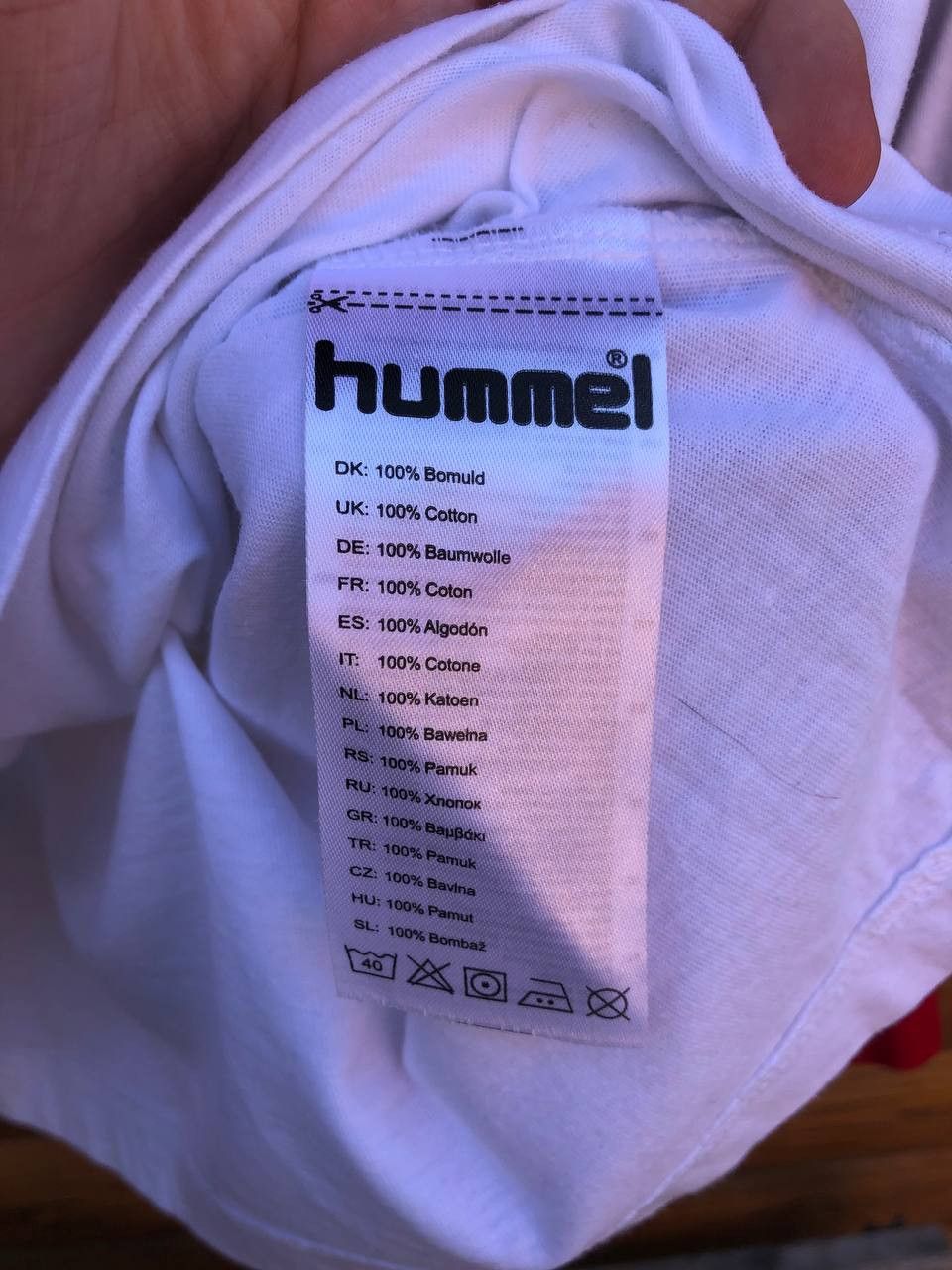 Denmark Hummel Shirt Jersey Football Soccer Dansk