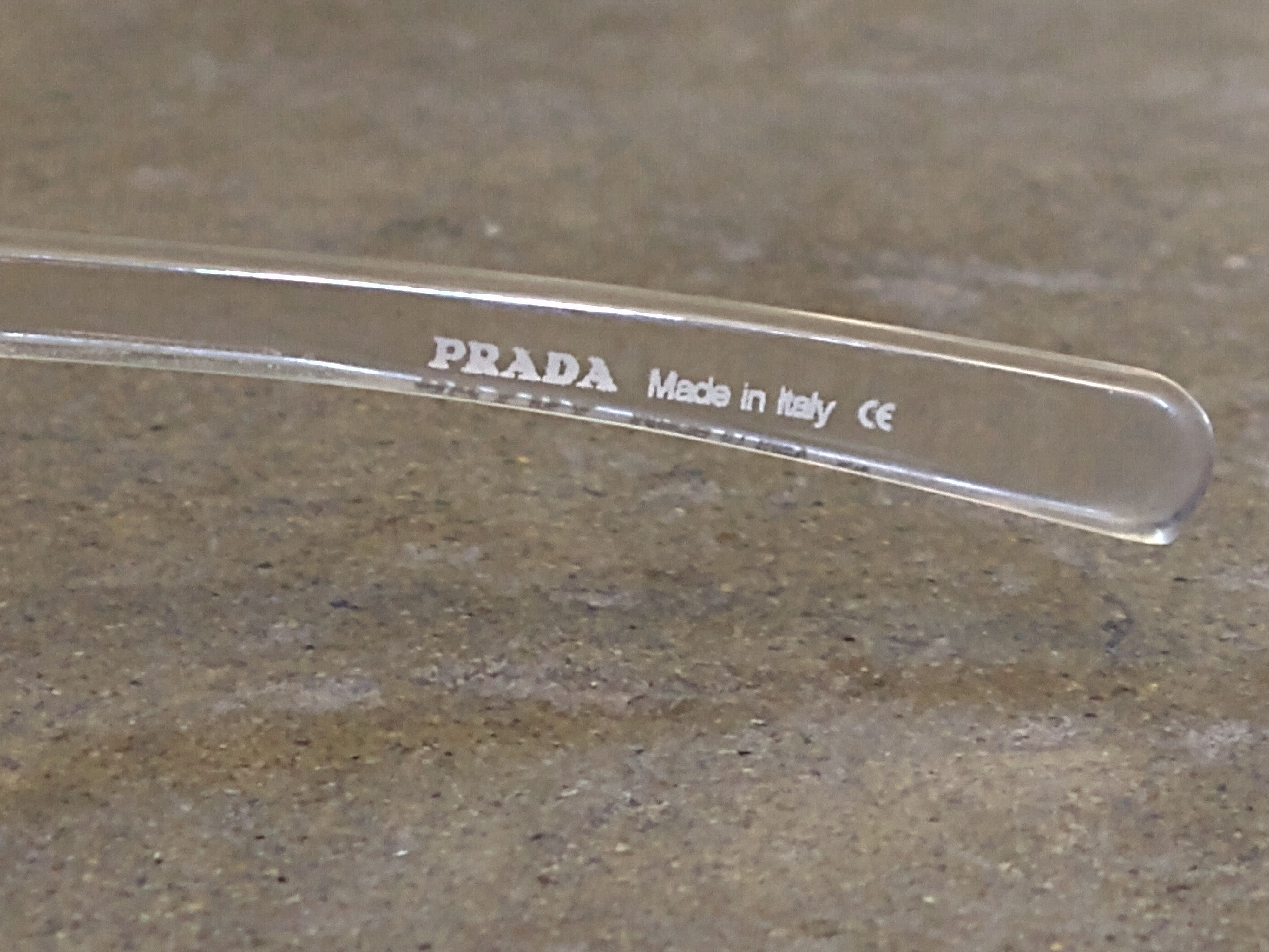 Prada Prada Sunglasses SPR12B Blue Clear Italy Size ONE SIZE - 7 Thumbnail