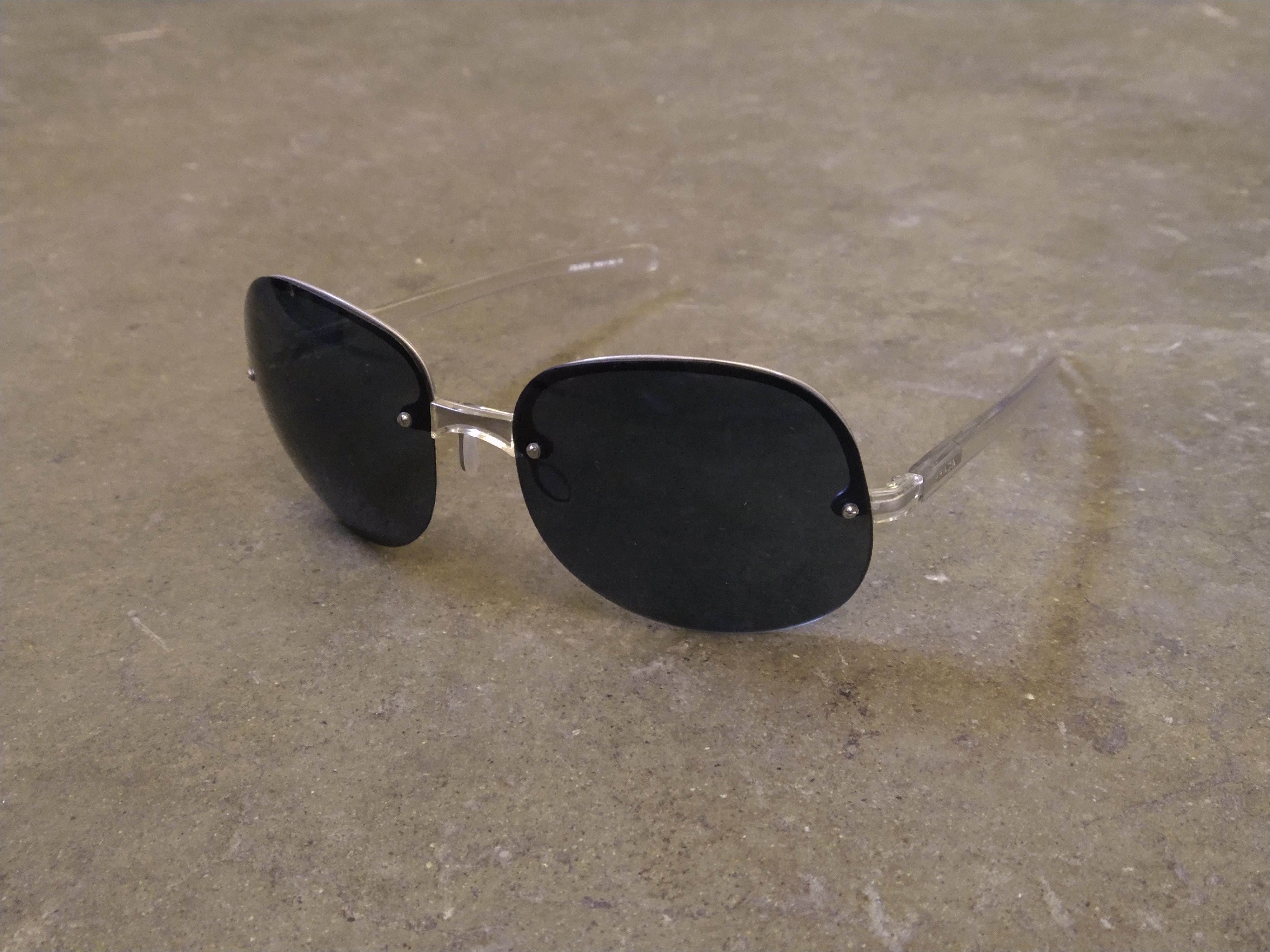 Prada Prada Sunglasses SPR12B Blue Clear Italy Size ONE SIZE - 2 Thumbnail