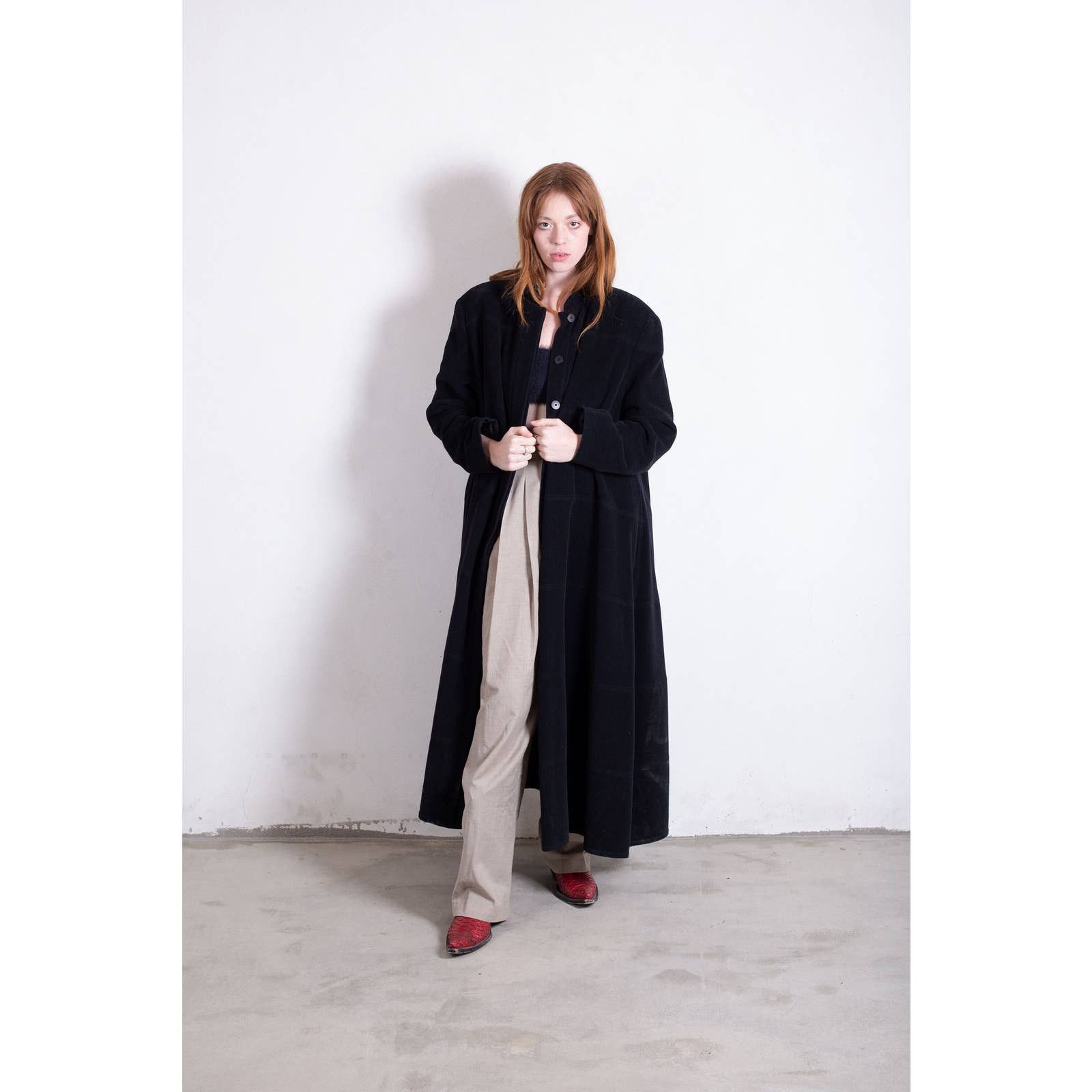 ジャケット・アウター 80s GIORGIO ARMANI wool/linen jacket BLK Giorgio Armani Military Jacket in Wool Cashmere – A.A