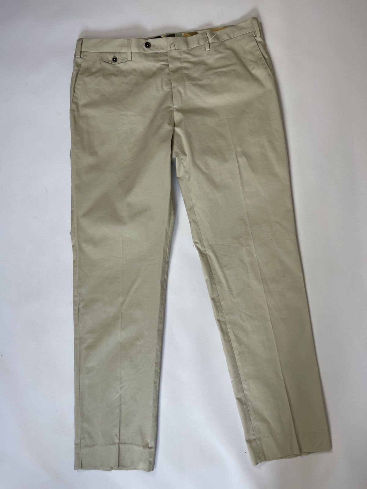 PT Torino PT01 watercolour slim fit stretch chinos casual pants Size US 38 / EU 54 - 3 Thumbnail