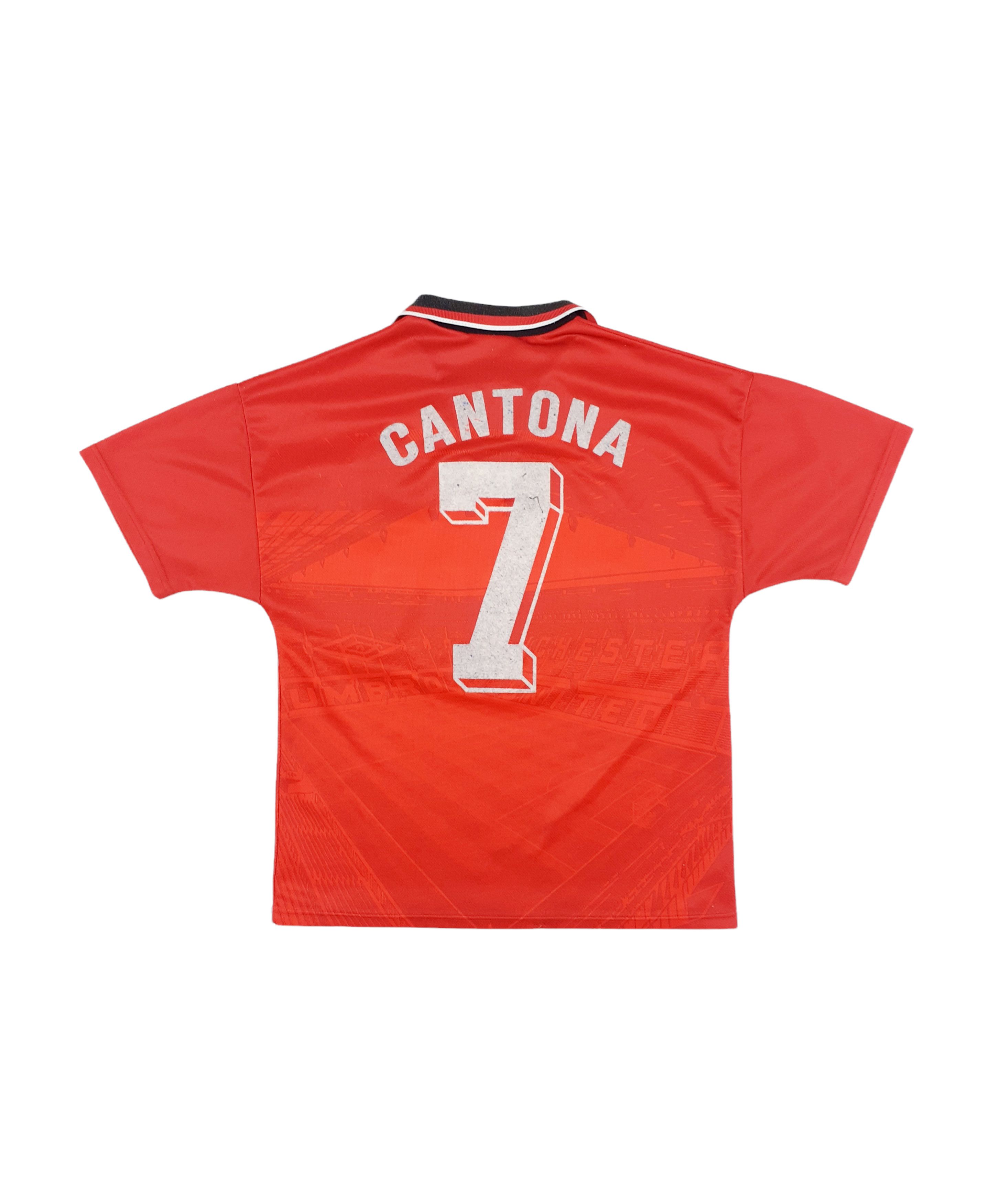 Umbro × Vintage 💎 1994/1995 Manchester United Cantona Umbro 90s 80s Tshirt Size US S / EU 44-46 / 1 - 2 Thumbnail