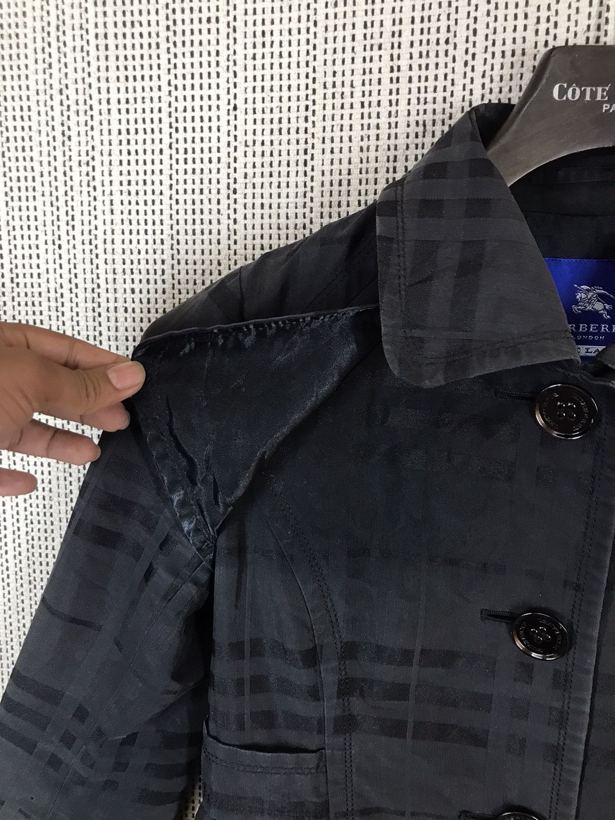 Burberry ‼️BURBERRY BLUE LABEL LONG JACKET SUNFADED‼️ Size M / US 6-8 / IT 42-44 - 6 Thumbnail