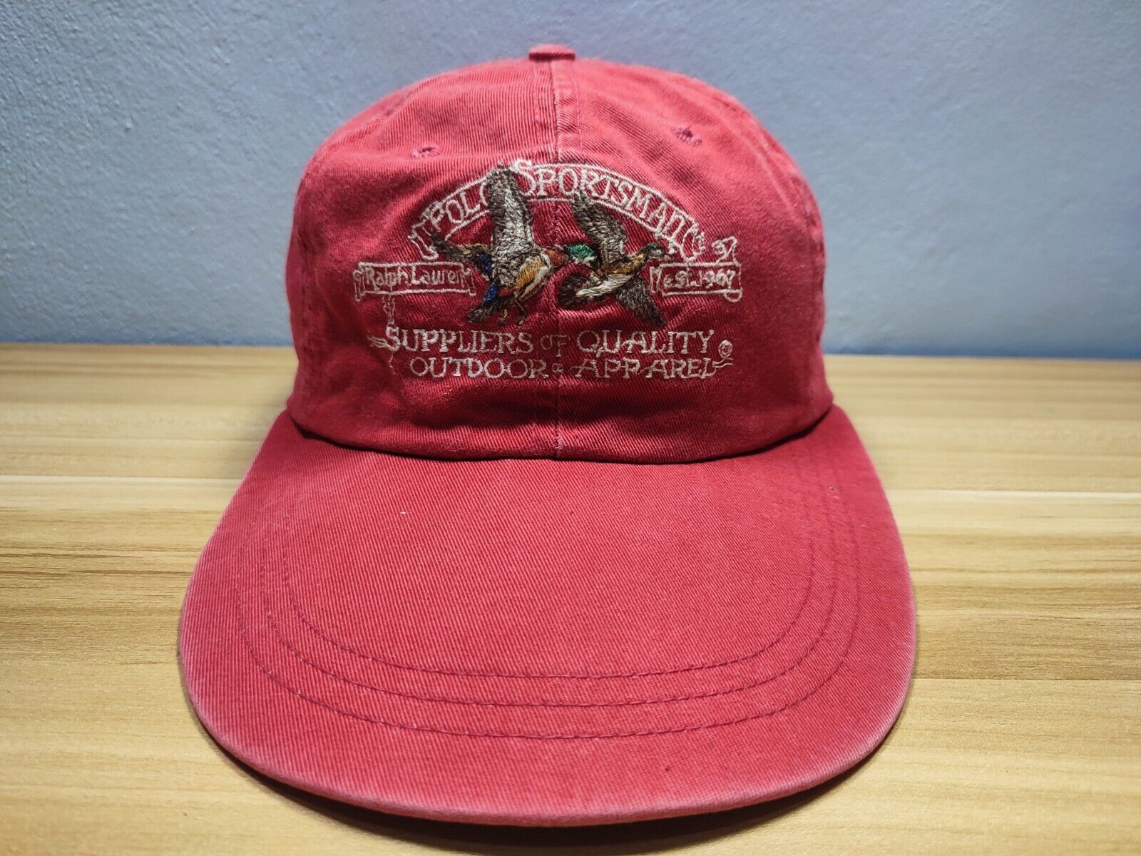 Polo Ralph Lauren Vintage Polo Ralph Lauren Sportsman Fitted Hat Cap Size 34 - 1 Thumbnail