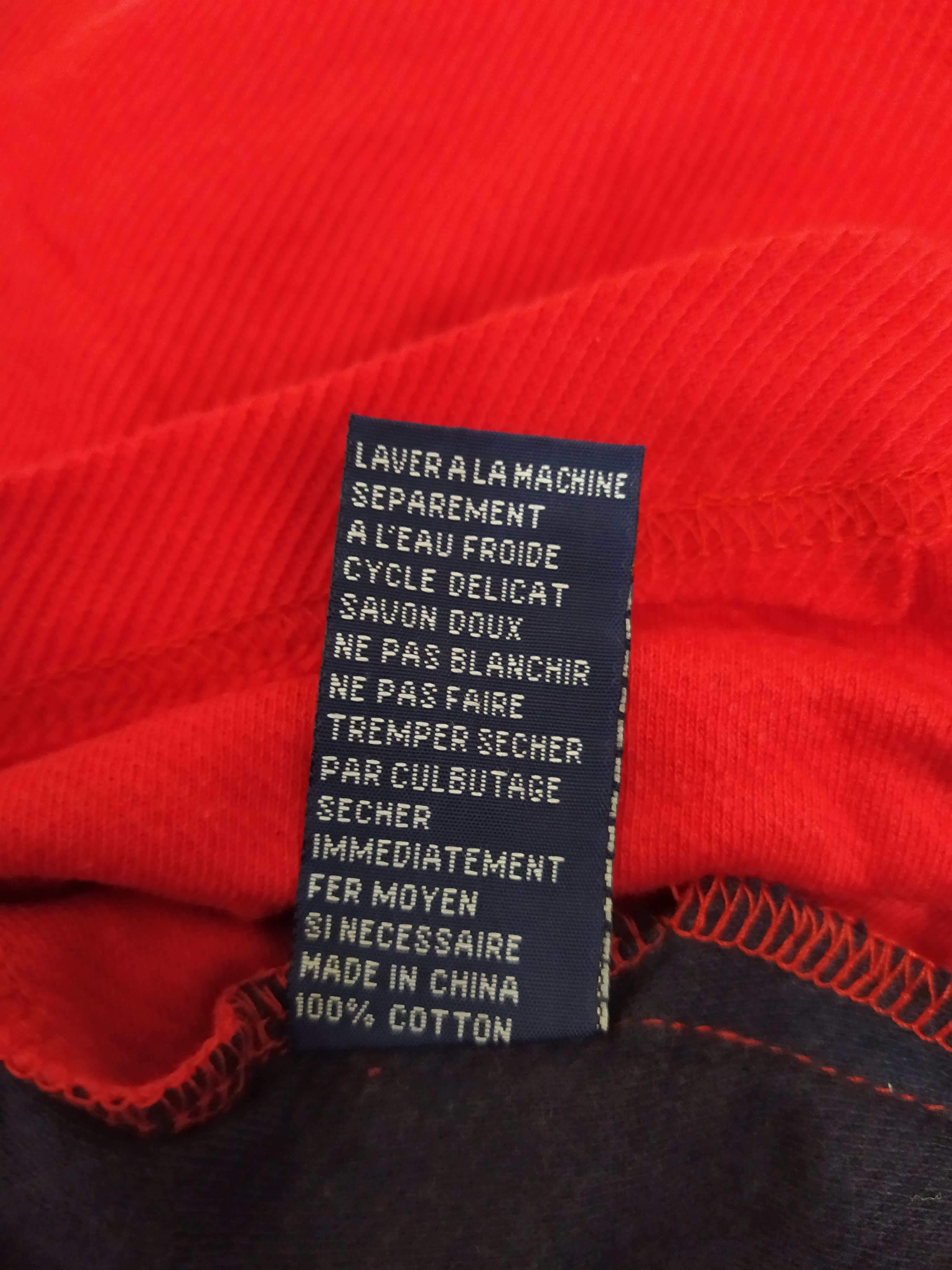 Tommy Hilfiger × Vintage 90s TOMMY HILFIGER BIG LOGO POLO (B267) Size US M / EU 48-50 / 2 - 7 Thumbnail