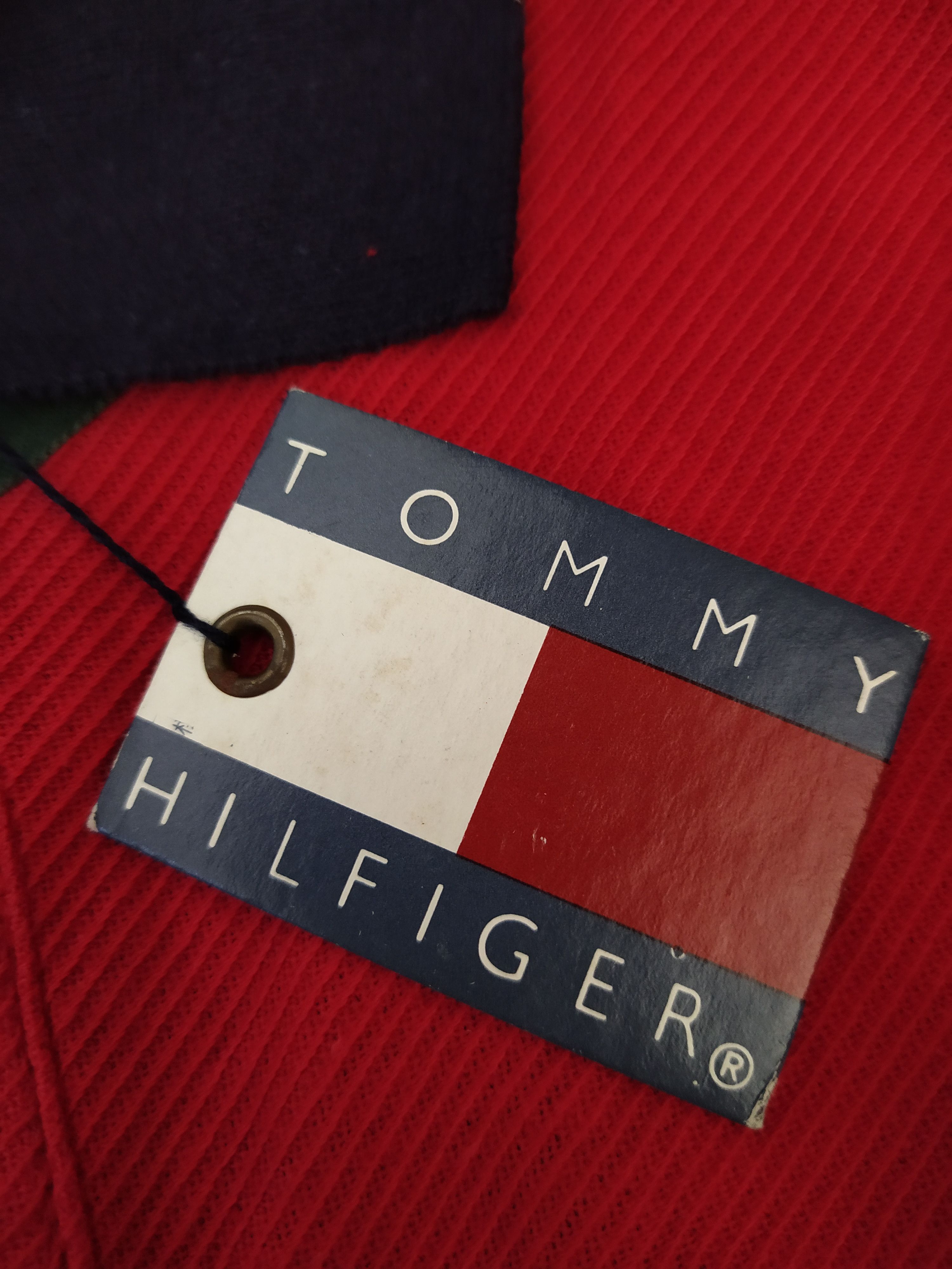 Tommy Hilfiger × Vintage 90s TOMMY HILFIGER BIG LOGO POLO (B267) Size US M / EU 48-50 / 2 - 8 Thumbnail