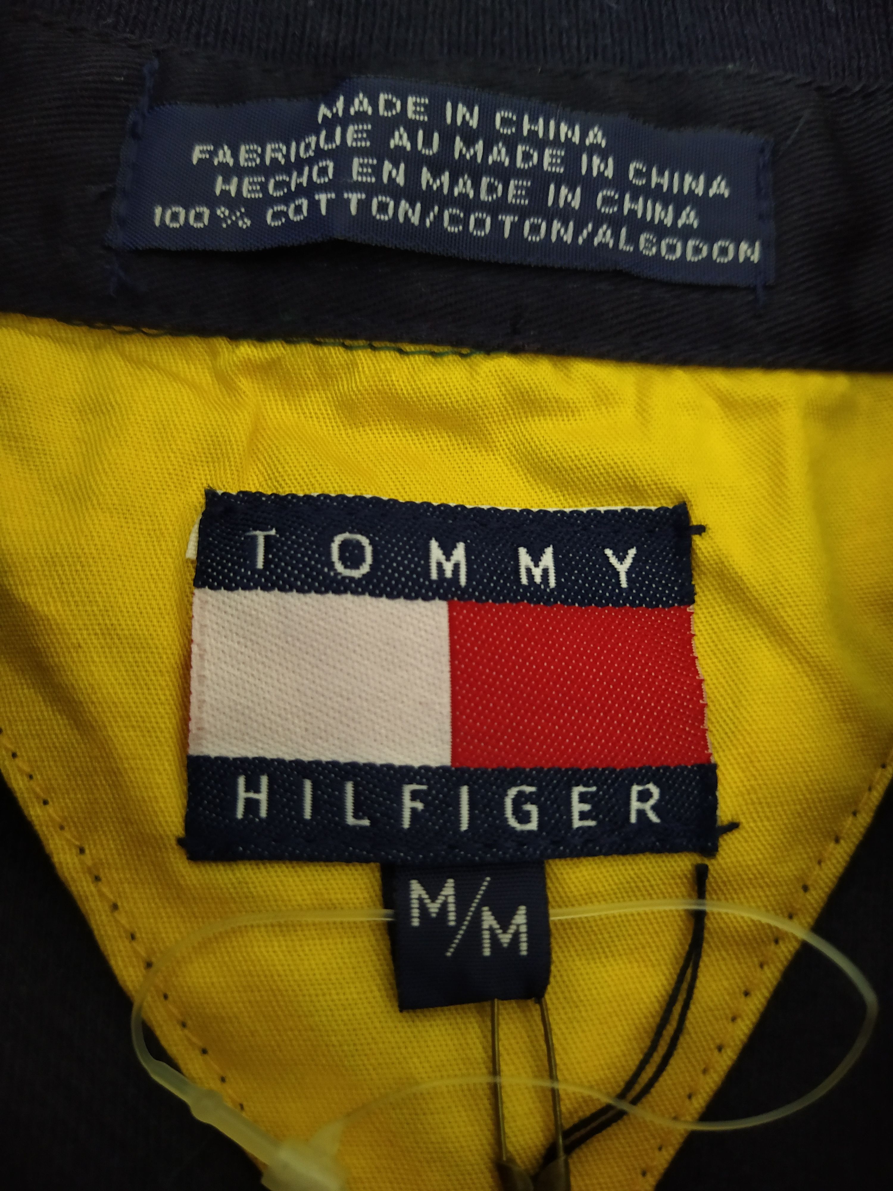 Tommy Hilfiger × Vintage 90s TOMMY HILFIGER BIG LOGO POLO (B267) Size US M / EU 48-50 / 2 - 5 Thumbnail