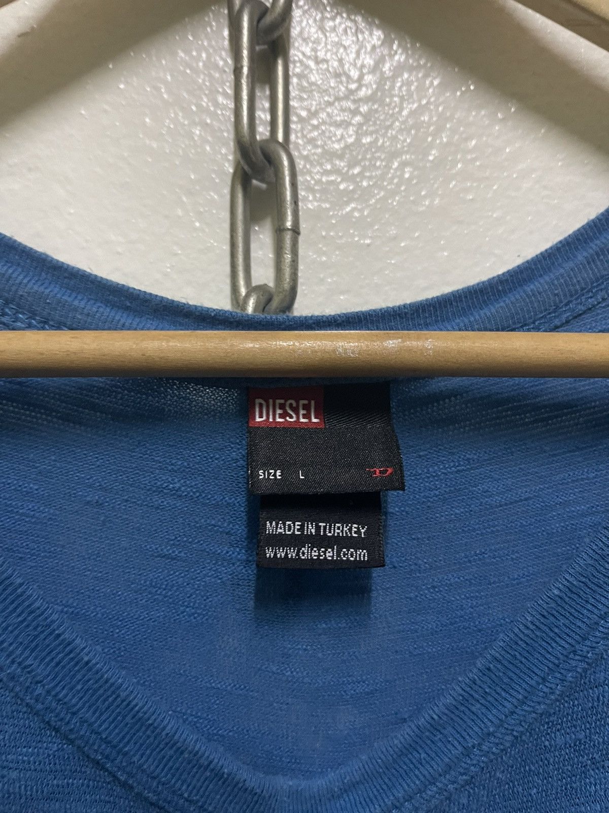 Diesel × Vintage Diesel Short Sleeve Hybrid T Shirt Size L / US 10 / IT 46 - 7 Thumbnail