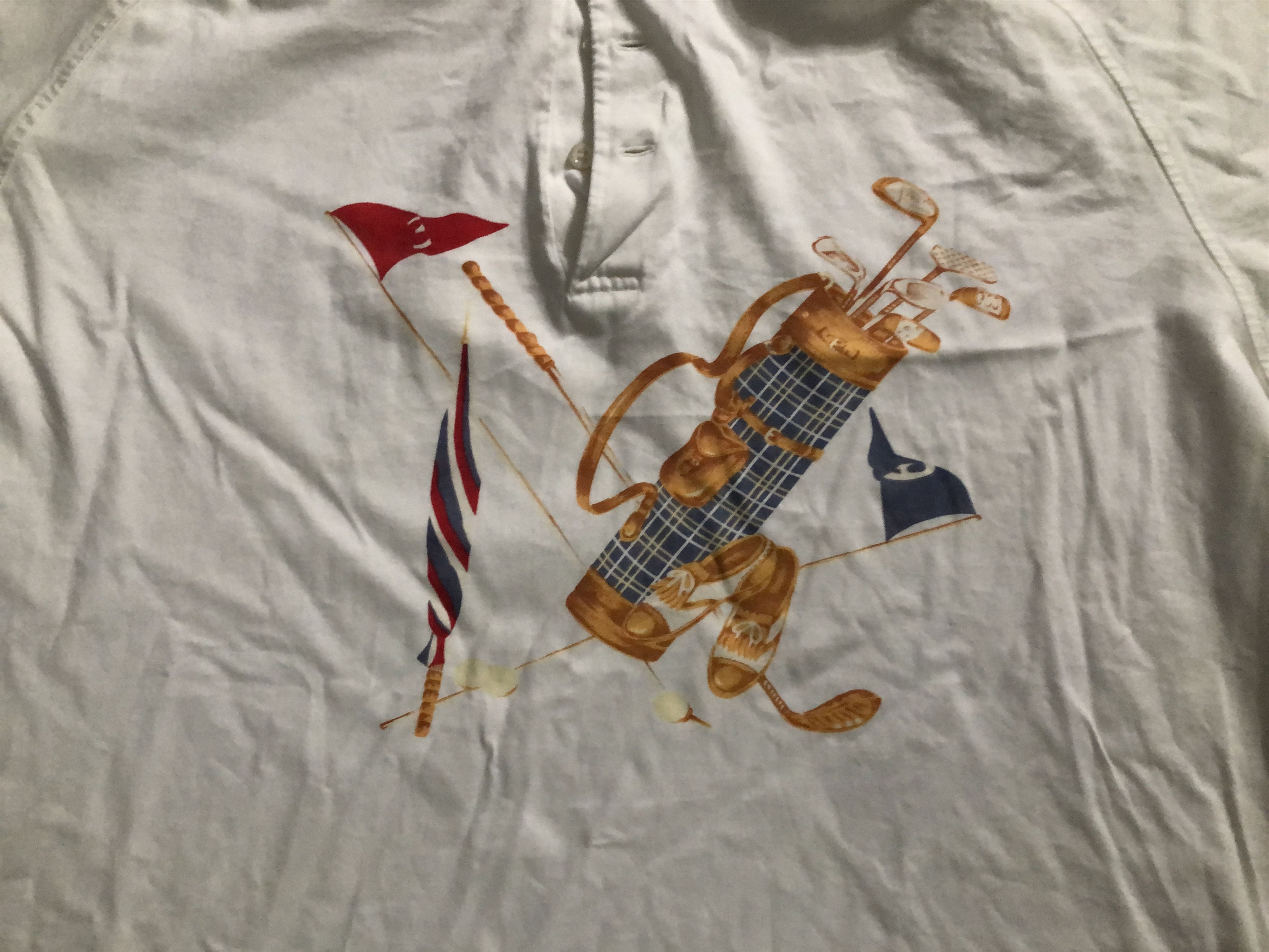 Polo Ralph Lauren Vintage Polo Ralph Lauren Golf bag Polo shirt XL Size US XL / EU 56 / 4 - 5 Thumbnail