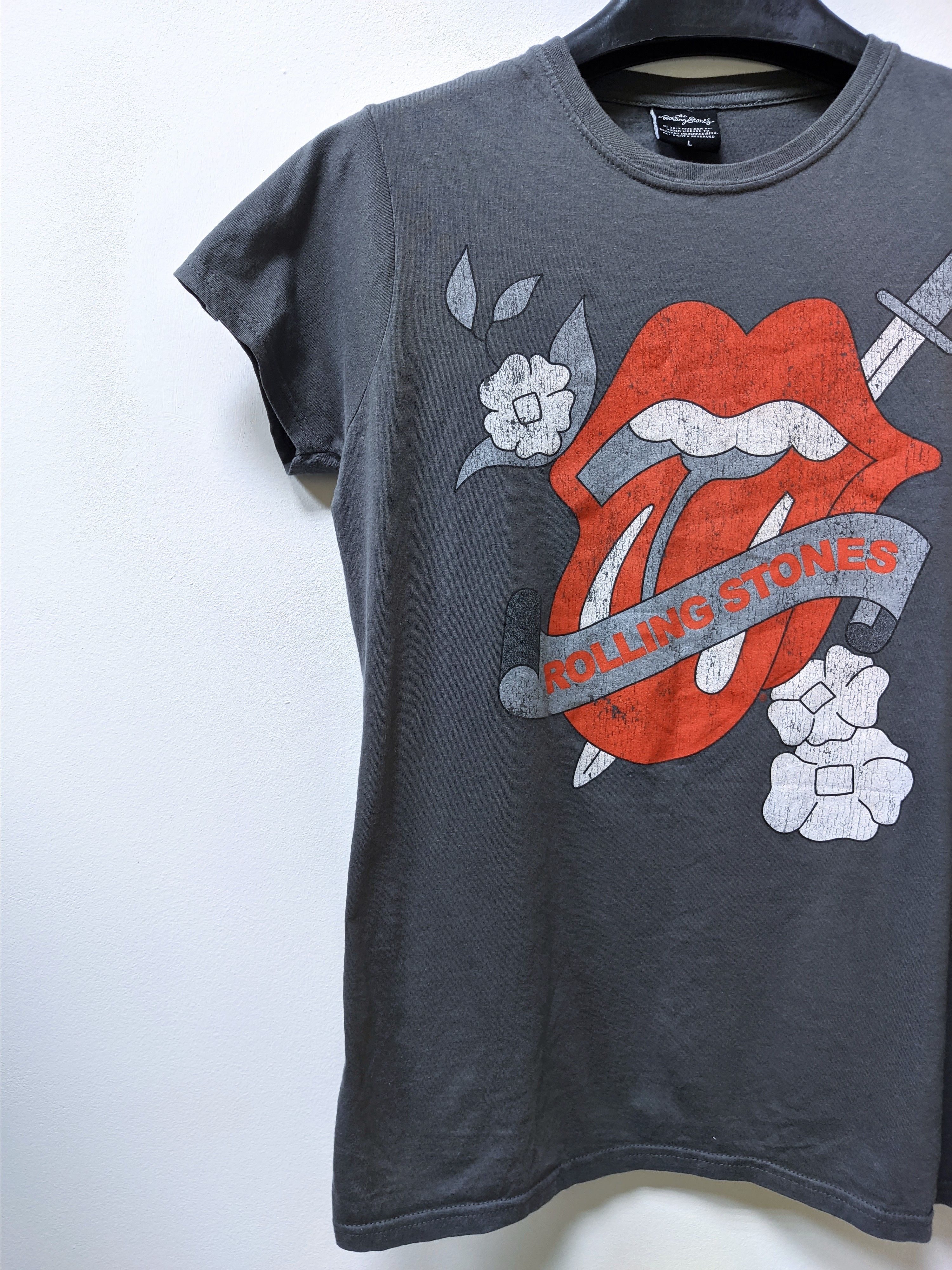 The Rolling Stones Rolling Stones tshirt big logo 2012 gray Size L / US 10 / IT 46 - 3 Thumbnail