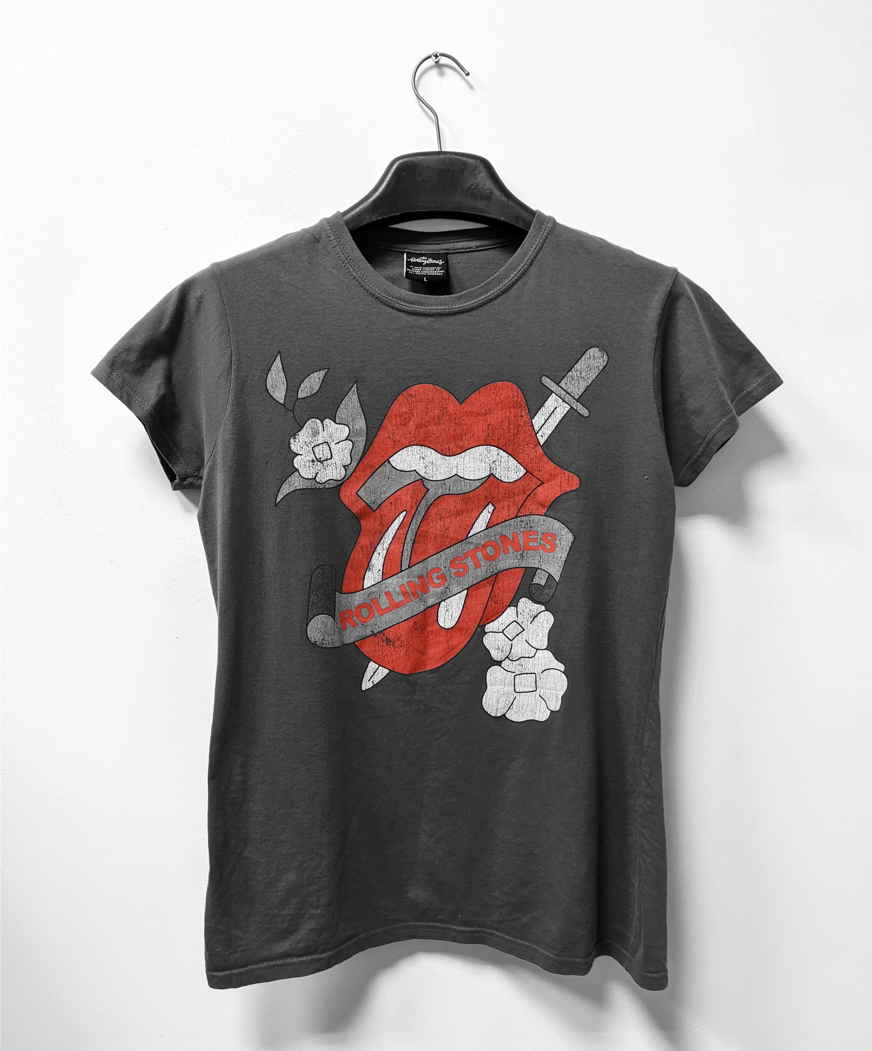 The Rolling Stones Rolling Stones tshirt big logo 2012 gray Size L / US 10 / IT 46 - 1 Thumbnail