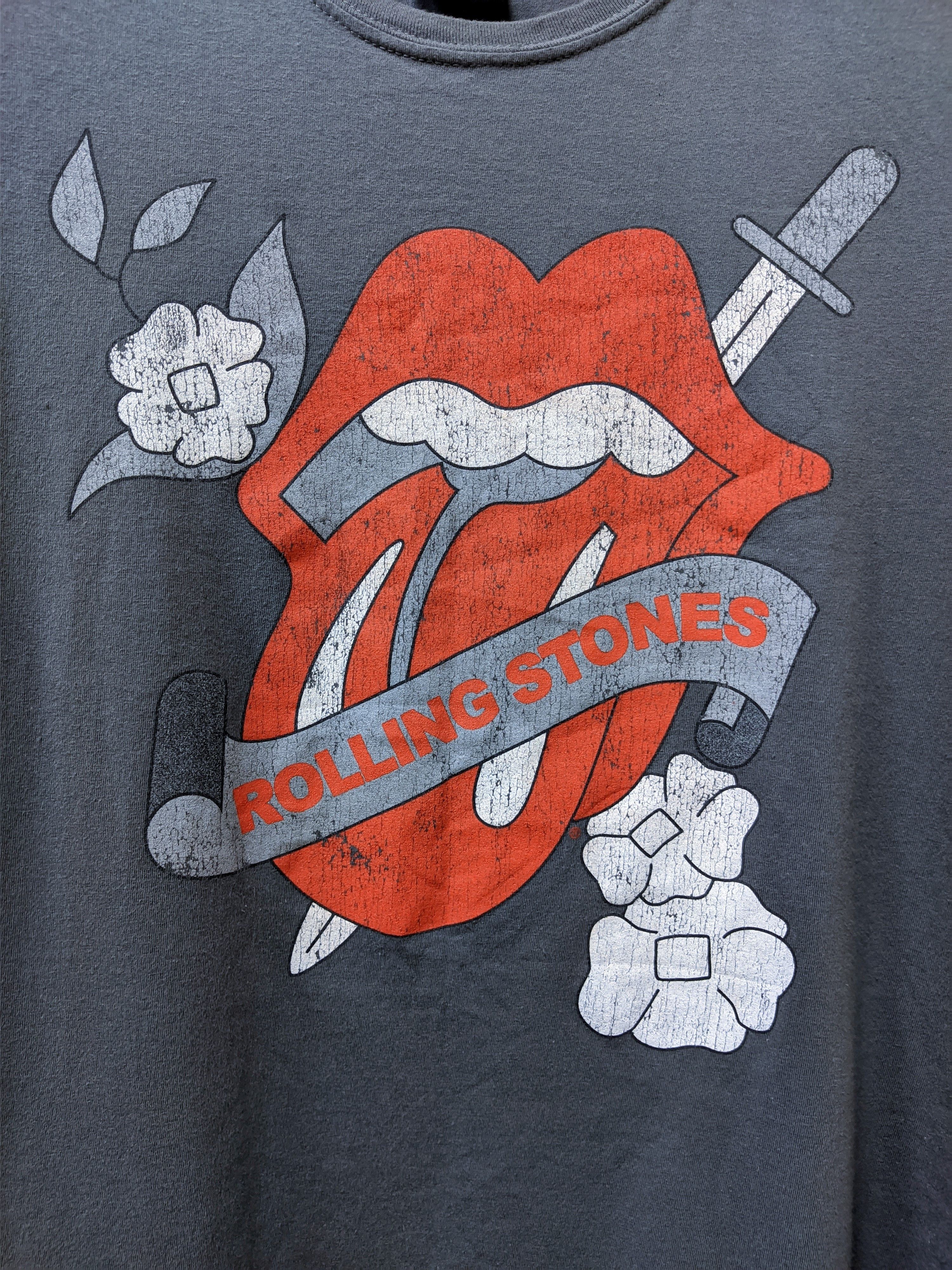 The Rolling Stones Rolling Stones tshirt big logo 2012 gray Size L / US 10 / IT 46 - 5 Thumbnail