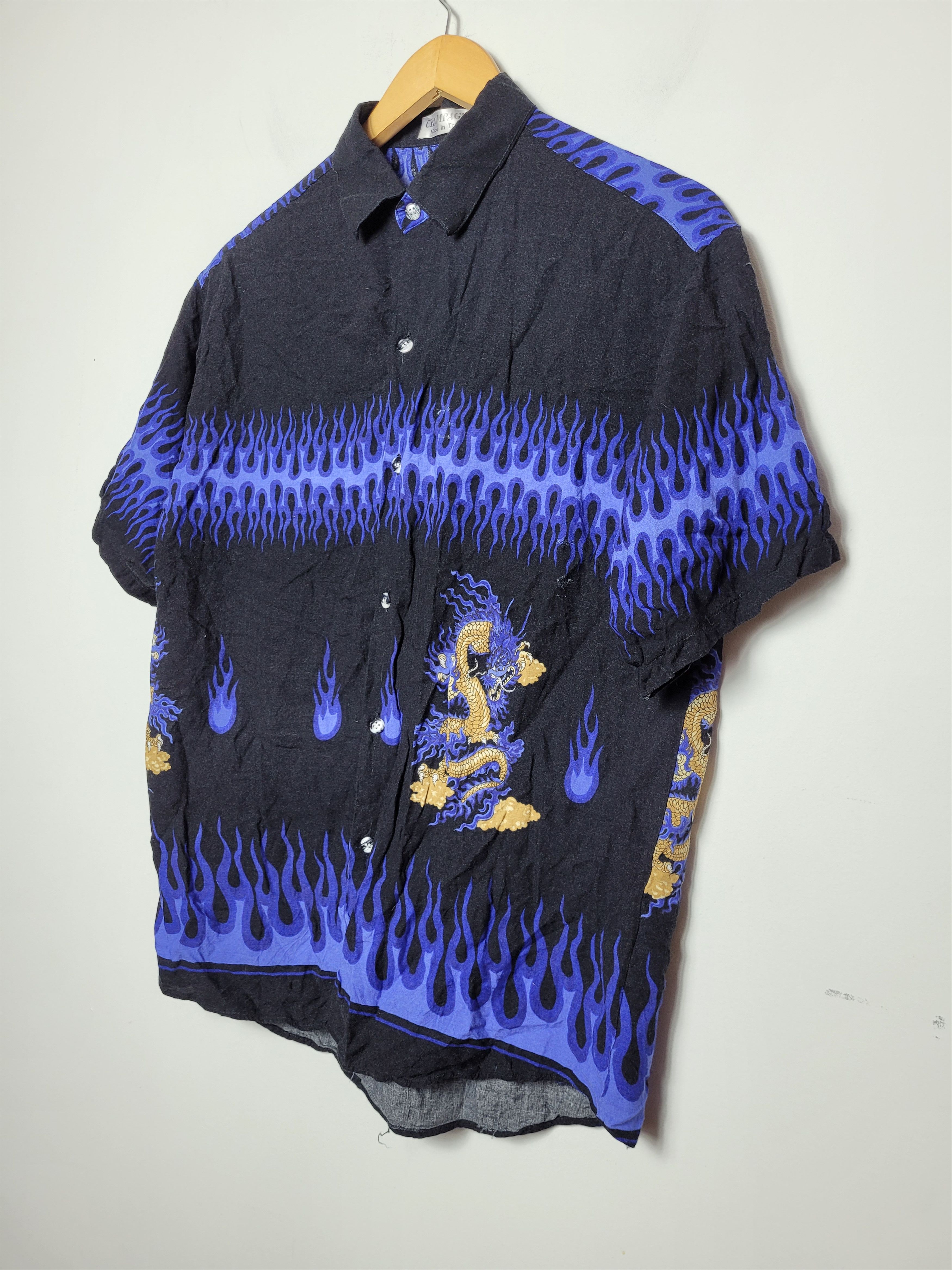 Japanese Brand × Vintage Abstract vintage shirt Size US M / EU 48-50 / 2 - 2 Thumbnail