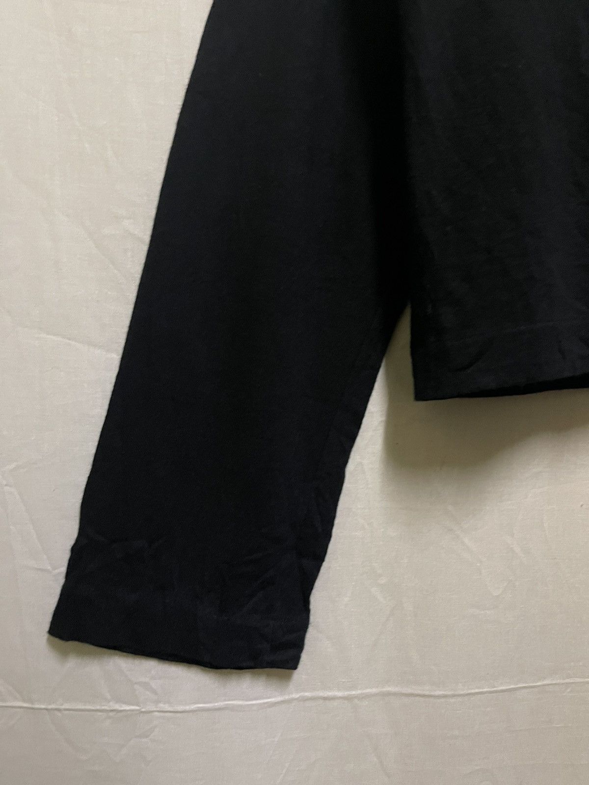 Japanese Brand × Vintage × agnes b. Agnes b. Zipper With Pocket Shirt Longsleeve Japan Size M / US 6-8 / IT 42-44 - 3 Thumbnail