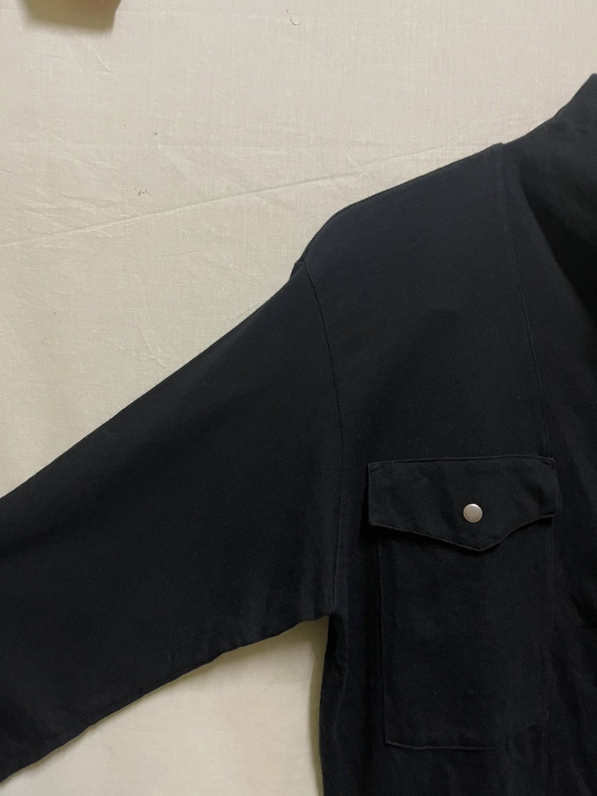 Japanese Brand × Vintage × agnes b. Agnes b. Zipper With Pocket Shirt Longsleeve Japan Size M / US 6-8 / IT 42-44 - 4 Thumbnail
