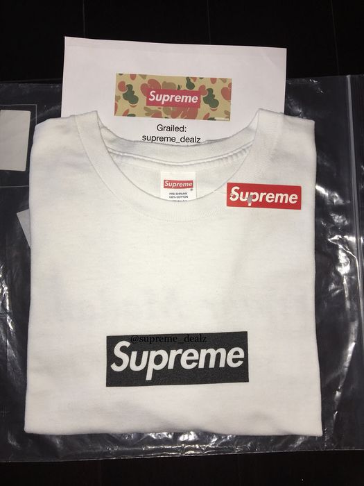 Supreme paris box logo clearance tee