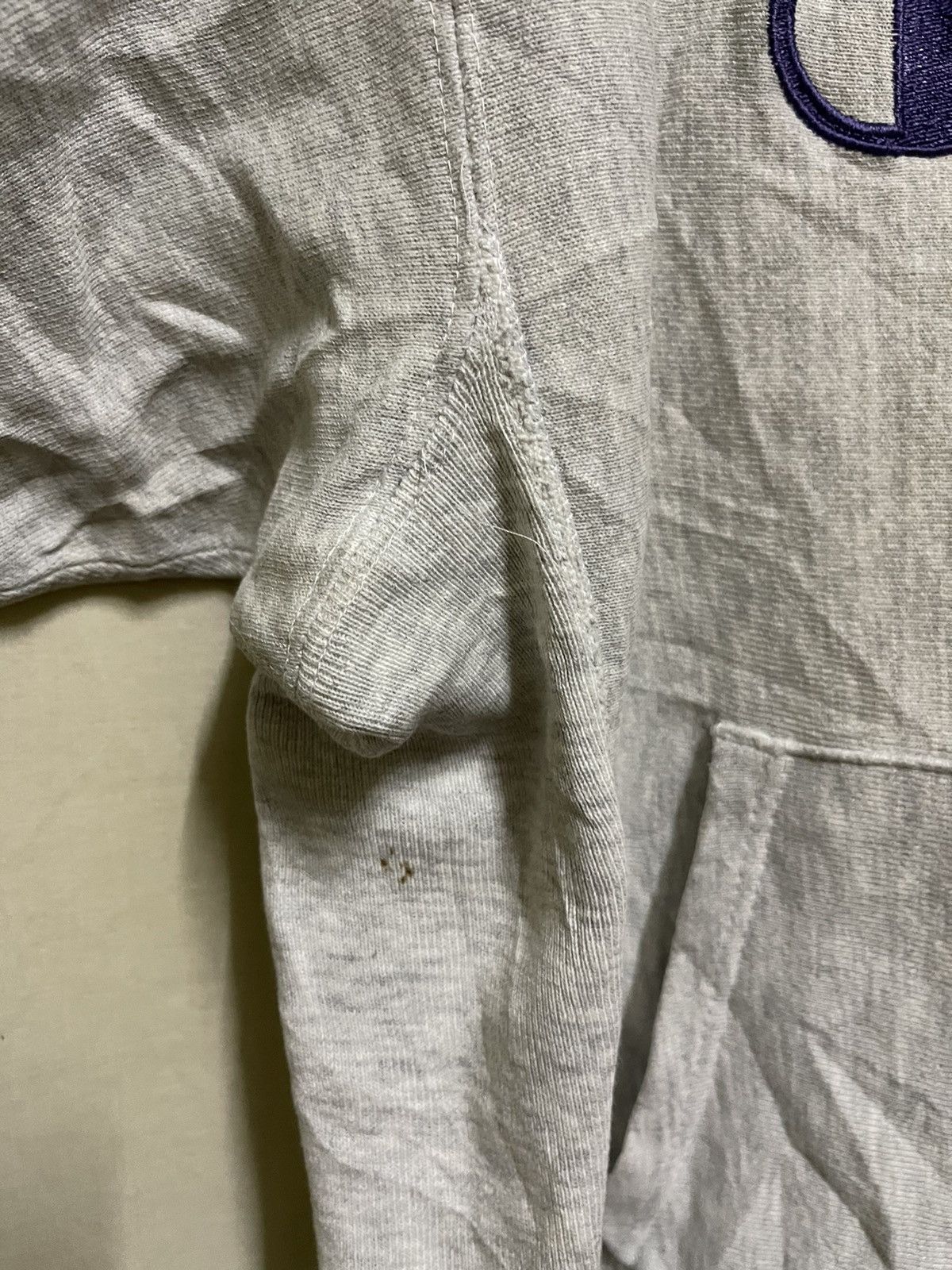 Champion × Vintage Vintage Thrashed 90s USA Champion Reverse Weave Hoodie Size US L / EU 52-54 / 3 - 4 Thumbnail