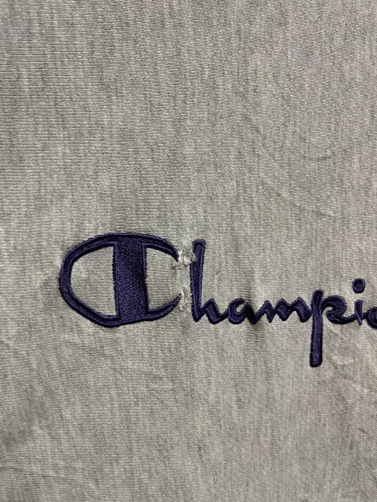 Champion × Vintage Vintage Thrashed 90s USA Champion Reverse Weave Hoodie Size US L / EU 52-54 / 3 - 3 Thumbnail
