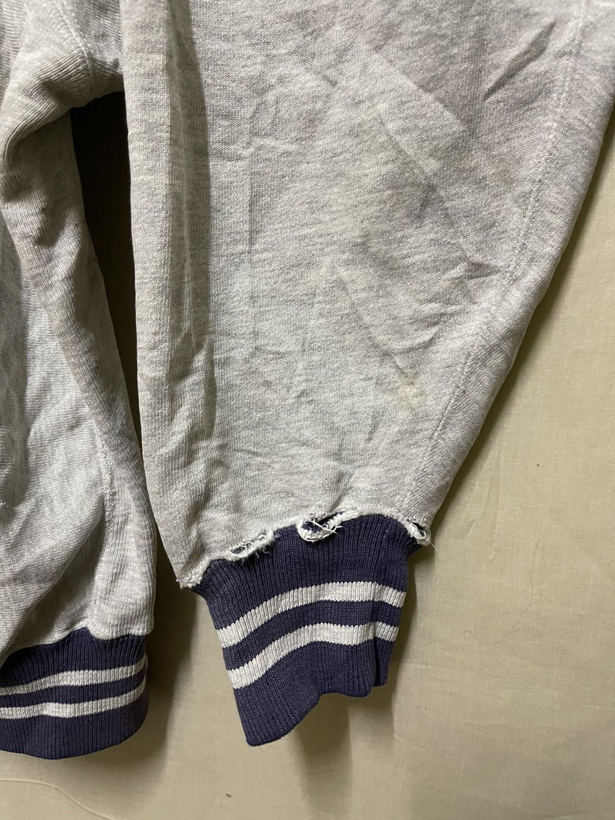 Champion × Vintage Vintage Thrashed 90s USA Champion Reverse Weave Hoodie Size US L / EU 52-54 / 3 - 10 Thumbnail