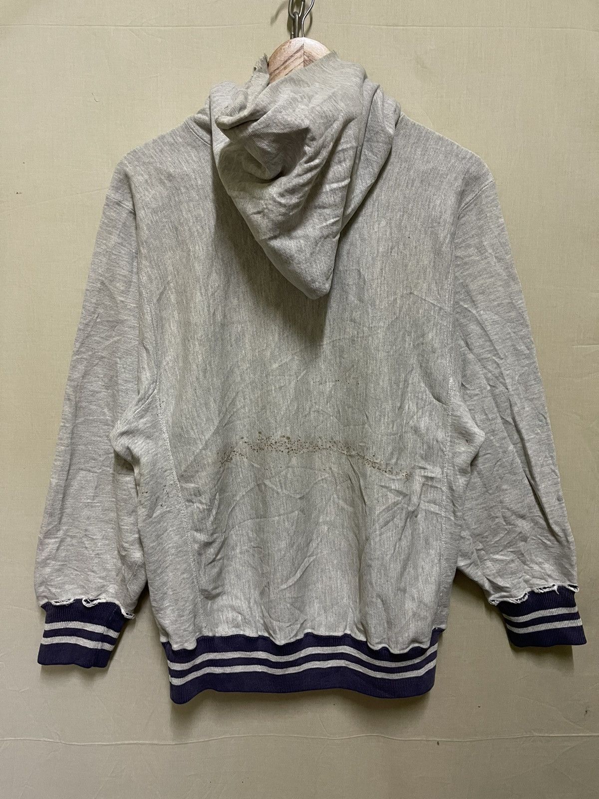 Champion × Vintage Vintage Thrashed 90s USA Champion Reverse Weave Hoodie Size US L / EU 52-54 / 3 - 14 Thumbnail