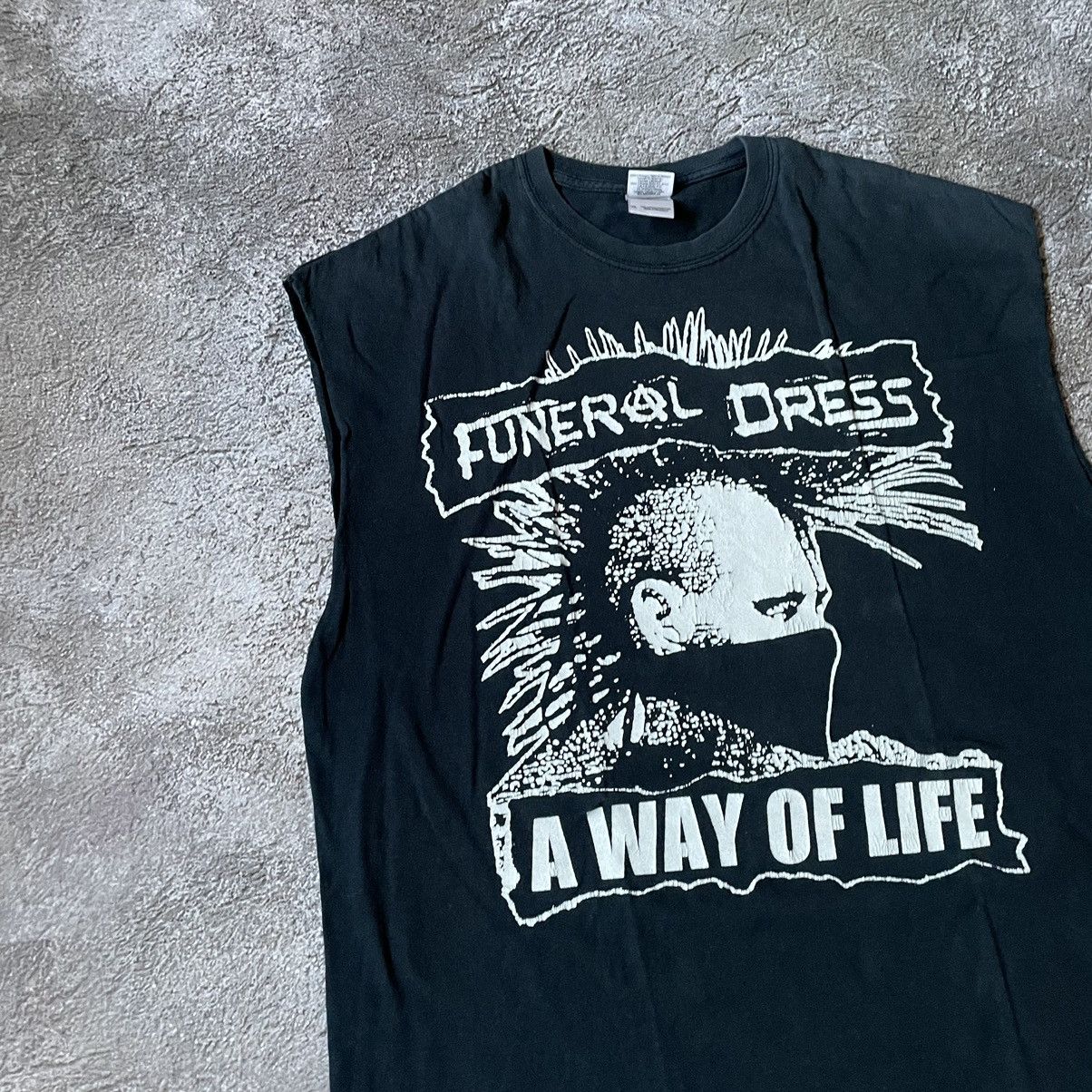 Band Tees Vintage Y2K Funeral Dress Punk Blood DEAD Skulls Horror Tee Size US L / EU 52-54 / 3 - 4 Thumbnail