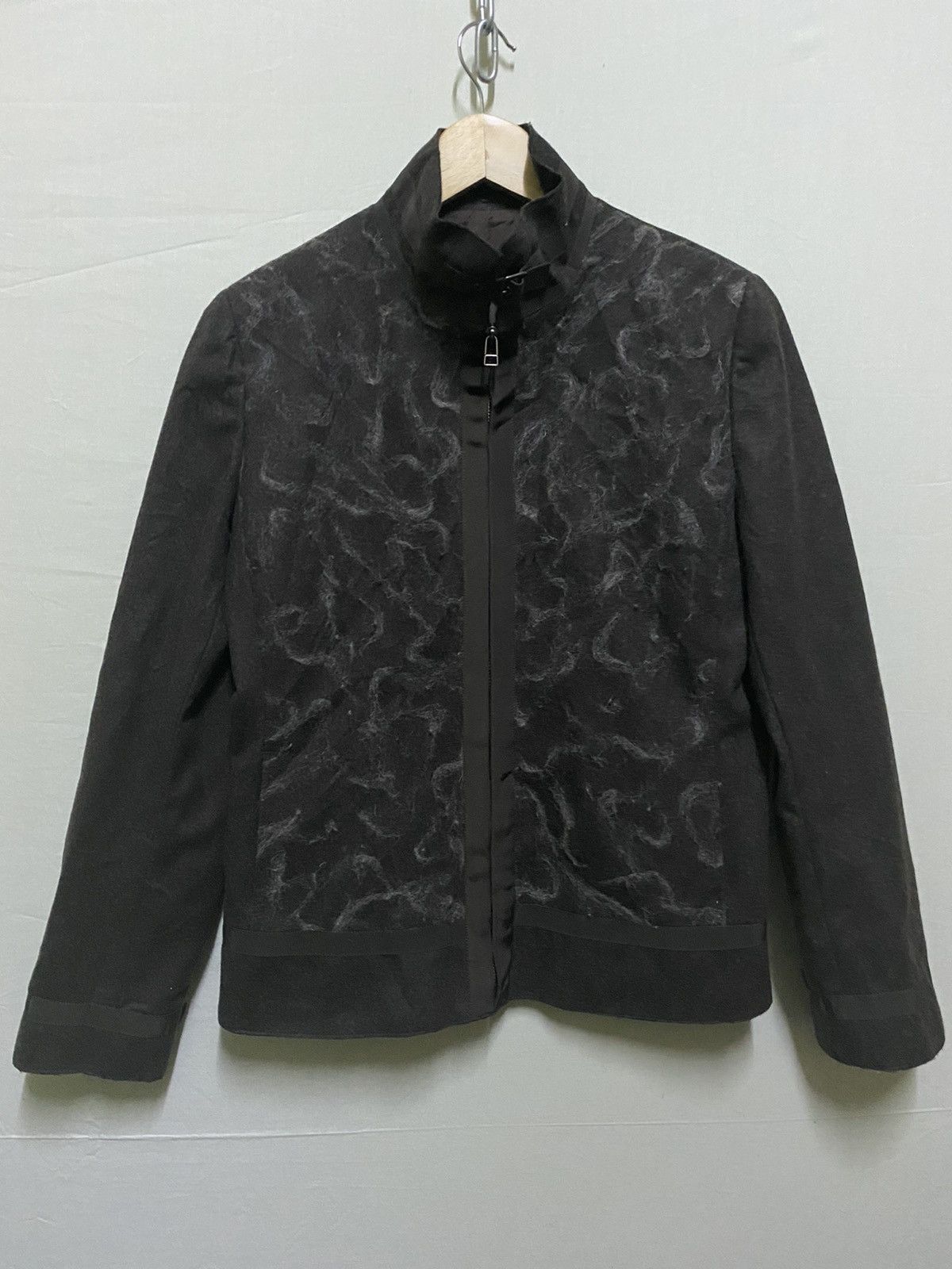 Japanese Brand Gabardine KT Wool Jacket Zipper Size US M / EU 48-50 / 2 - 1 Thumbnail
