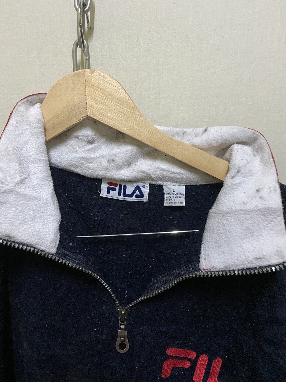 Fila Fila Pullover Fleece Big Logo Size US L / EU 52-54 / 3 - 7 Thumbnail