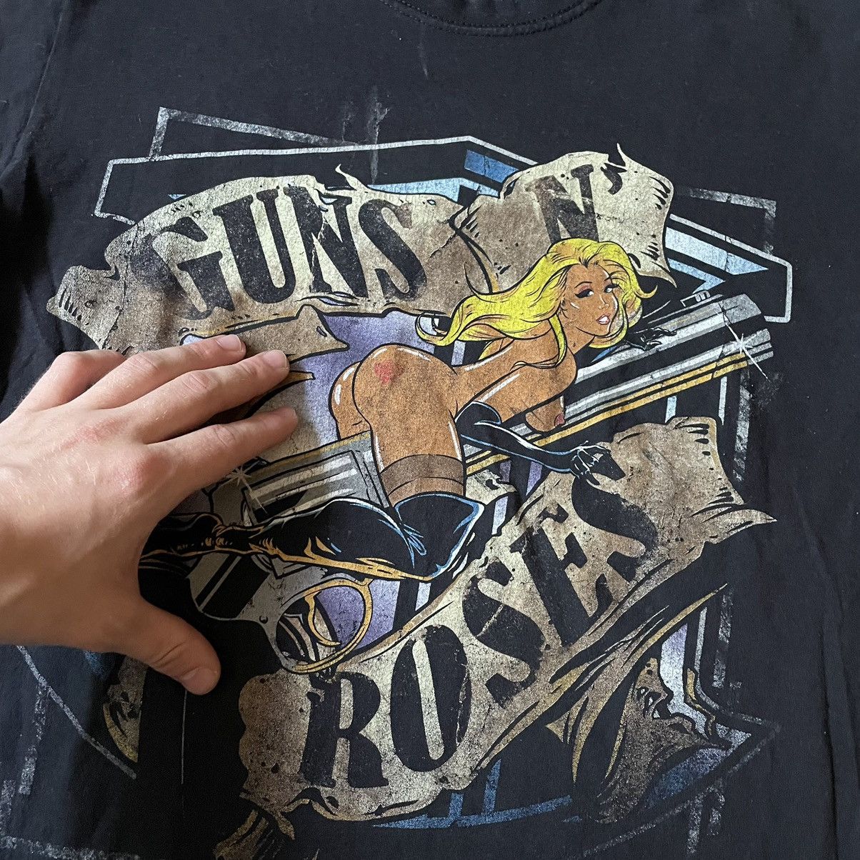 Vintage Vintage Y2K Tee Guns Roses Sexy Blood DEAD M Size US M / EU 48-50 / 2 - 6 Thumbnail