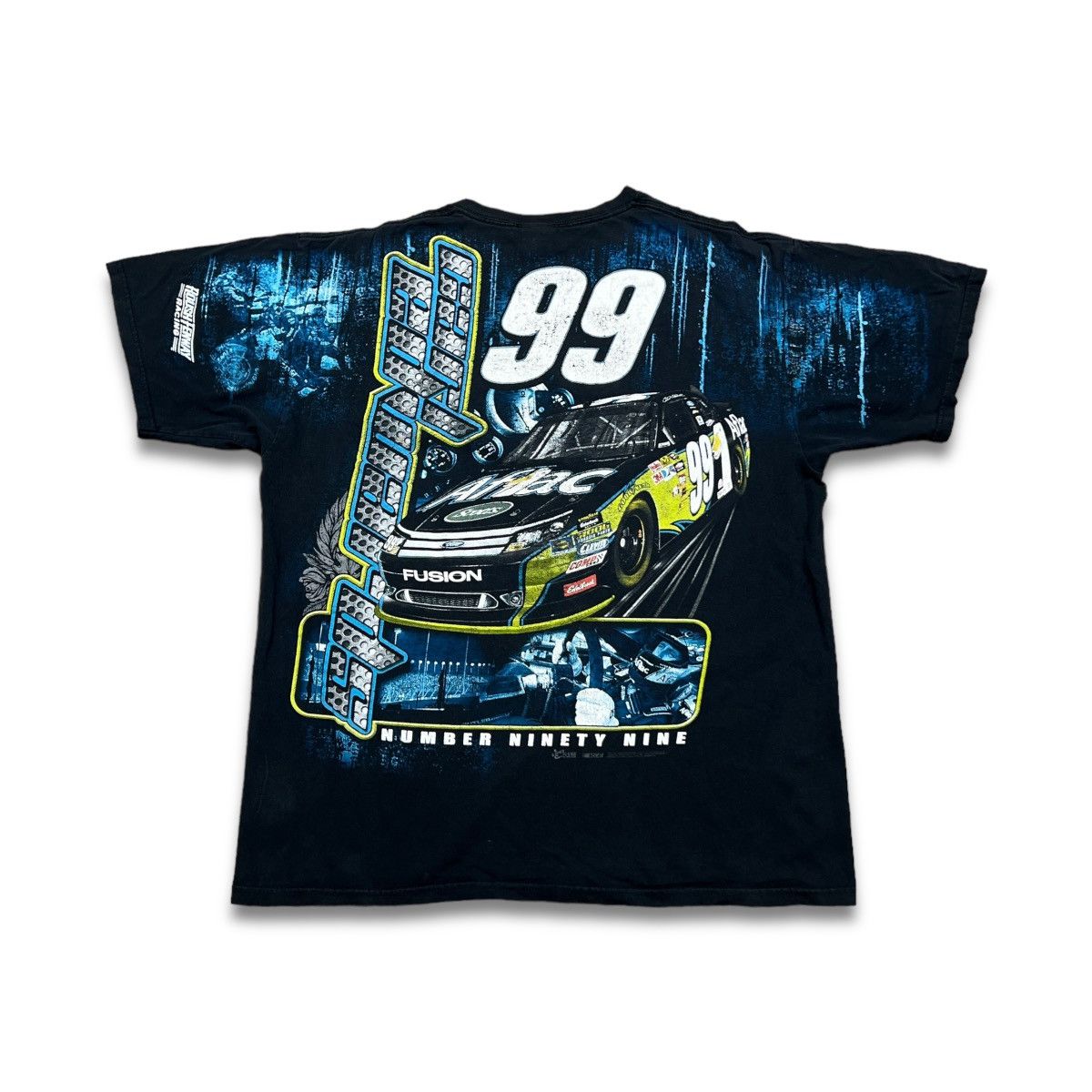 NASCAR Vintage Y2K Carl Edwards NASCAR T Shirt Graphic Racing Tee Size US XL / EU 56 / 4 - 5 Thumbnail