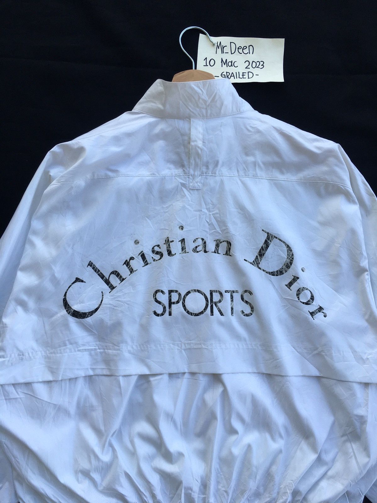 Christian Dior Monsieur Rare Vintage Christian Dior Spellout Windbreaker Size US M / EU 48-50 / 2 - 1 Thumbnail