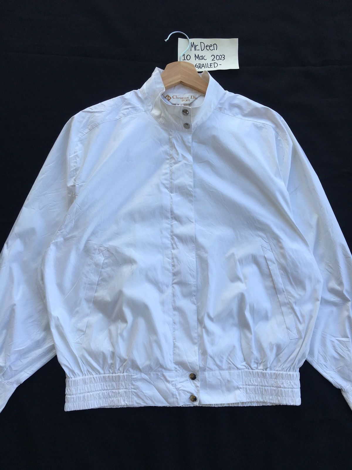 Christian Dior Monsieur Rare Vintage Christian Dior Spellout Windbreaker Size US M / EU 48-50 / 2 - 13 Thumbnail