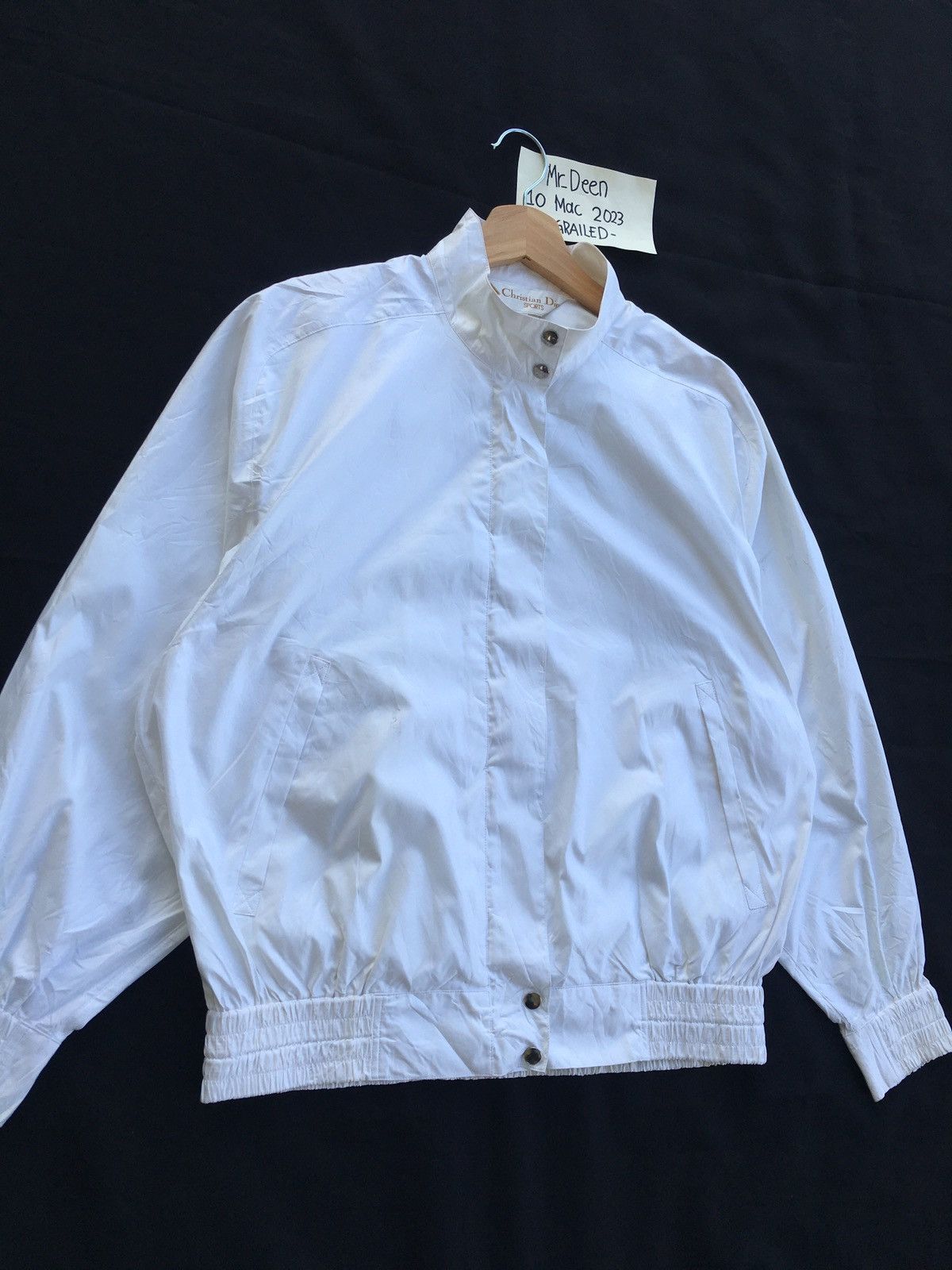 Christian Dior Monsieur Rare Vintage Christian Dior Spellout Windbreaker Size US M / EU 48-50 / 2 - 14 Thumbnail