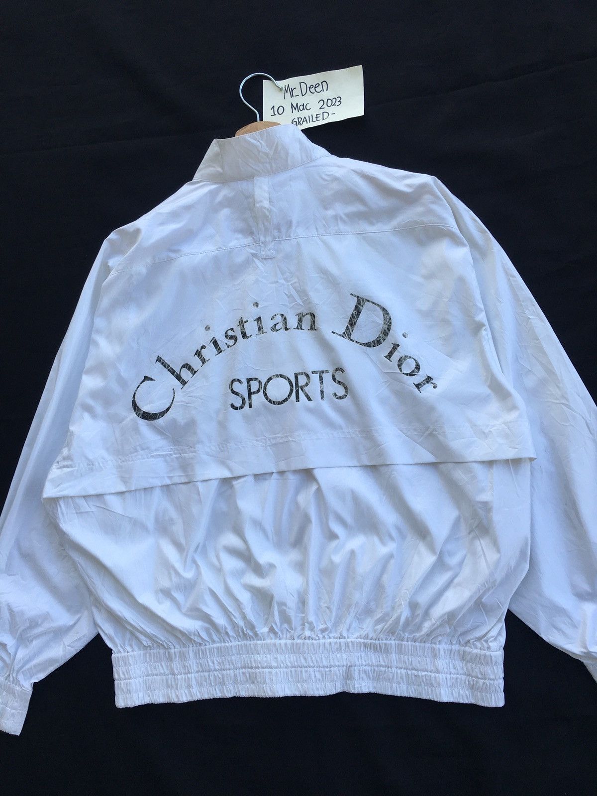 Christian Dior Monsieur Rare Vintage Christian Dior Spellout Windbreaker Size US M / EU 48-50 / 2 - 5 Thumbnail