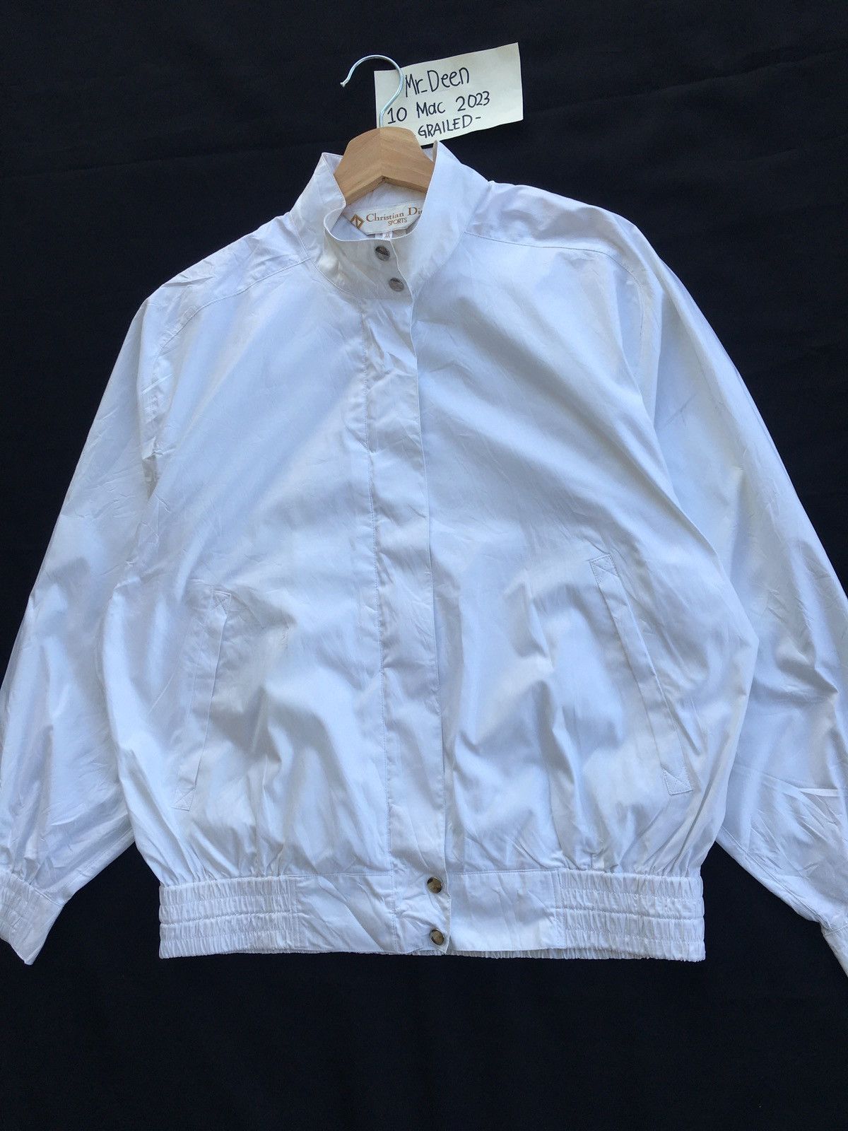 Christian Dior Monsieur Rare Vintage Christian Dior Spellout Windbreaker Size US M / EU 48-50 / 2 - 15 Thumbnail
