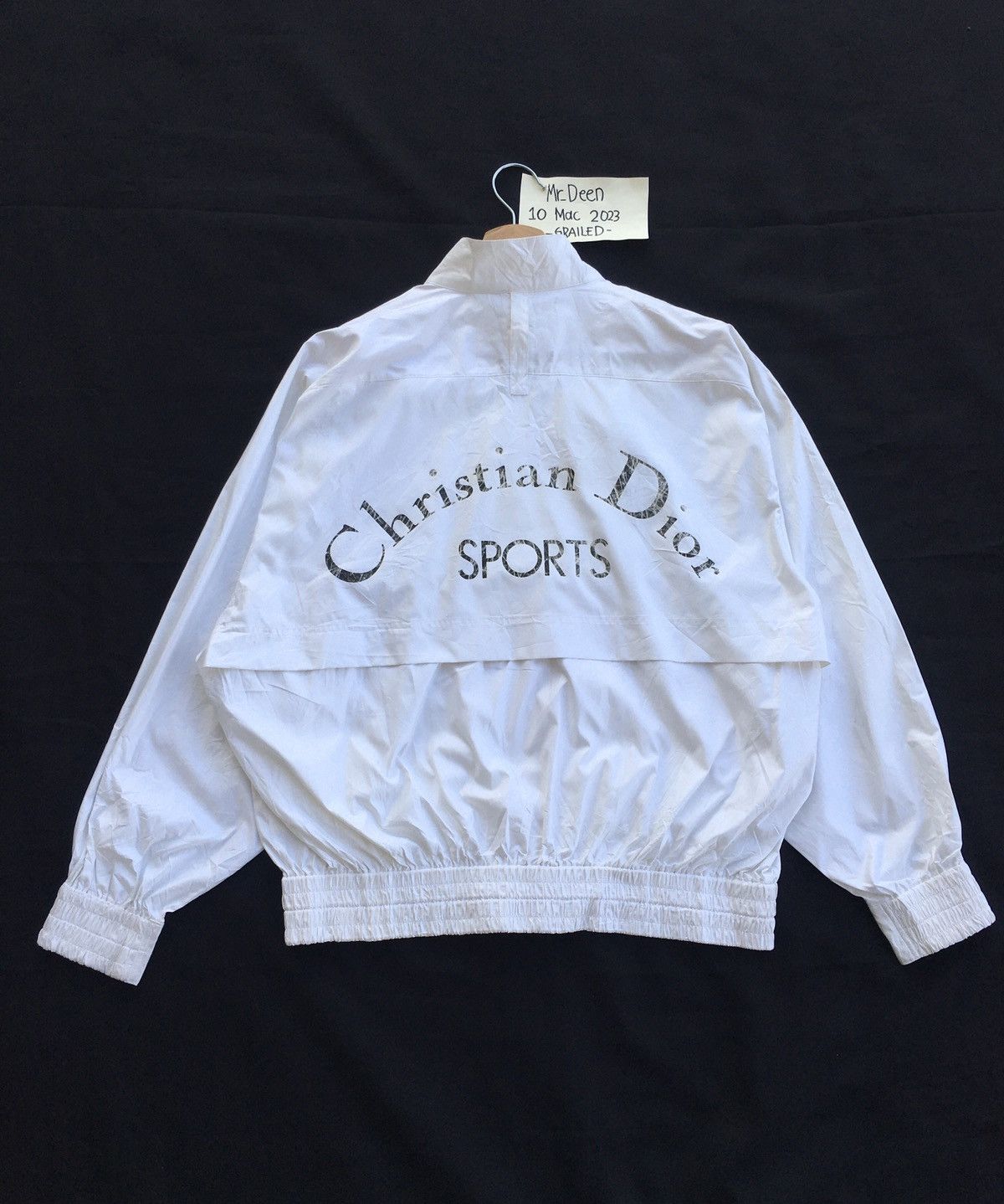 Christian Dior Monsieur Rare Vintage Christian Dior Spellout Windbreaker Size US M / EU 48-50 / 2 - 2 Thumbnail