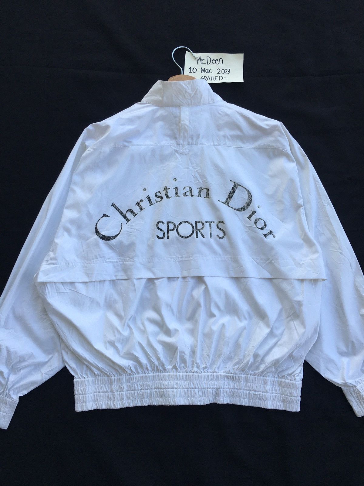 Christian Dior Monsieur Rare Vintage Christian Dior Spellout Windbreaker Size US M / EU 48-50 / 2 - 3 Thumbnail