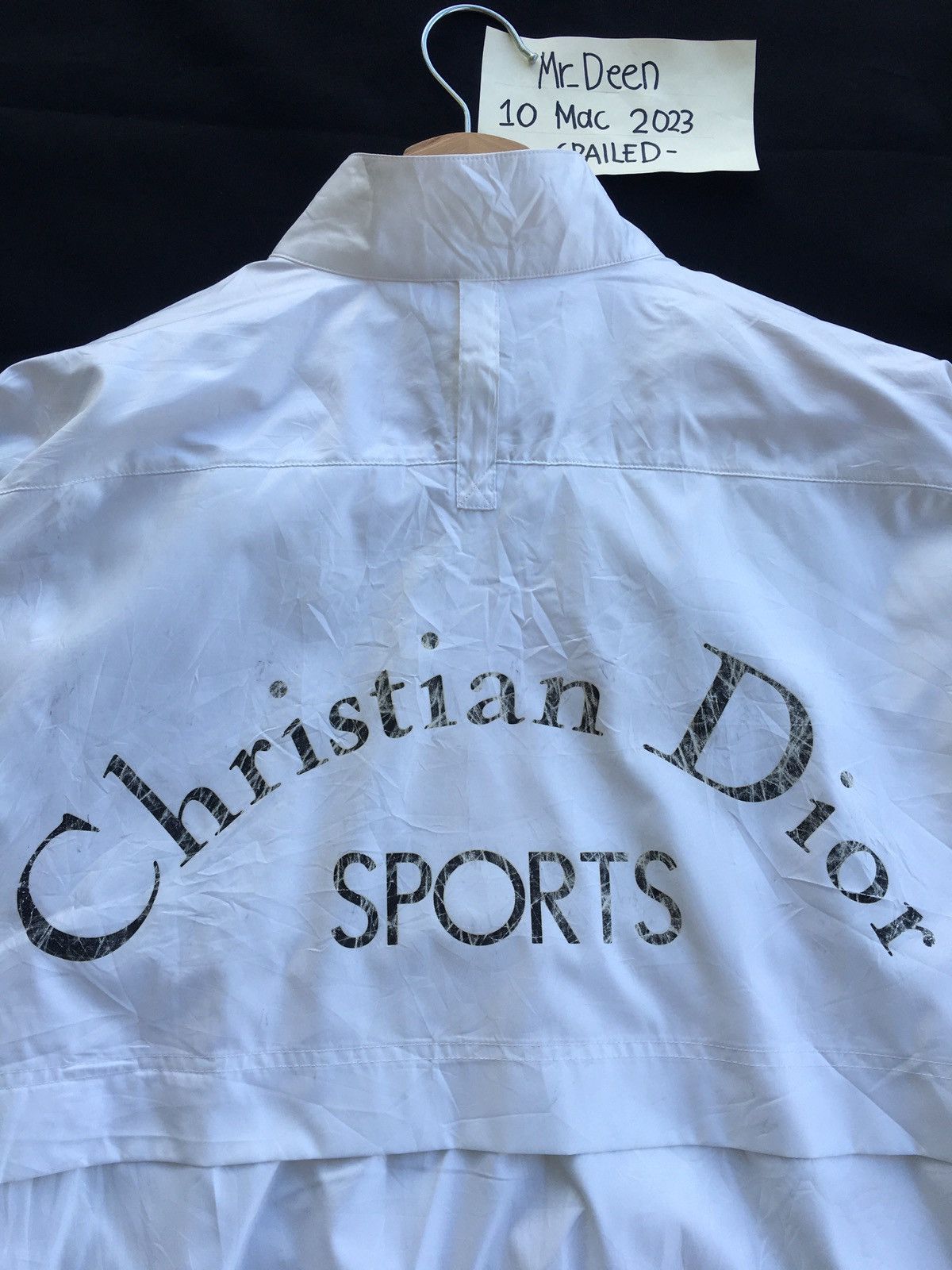Christian Dior Monsieur Rare Vintage Christian Dior Spellout Windbreaker Size US M / EU 48-50 / 2 - 8 Thumbnail