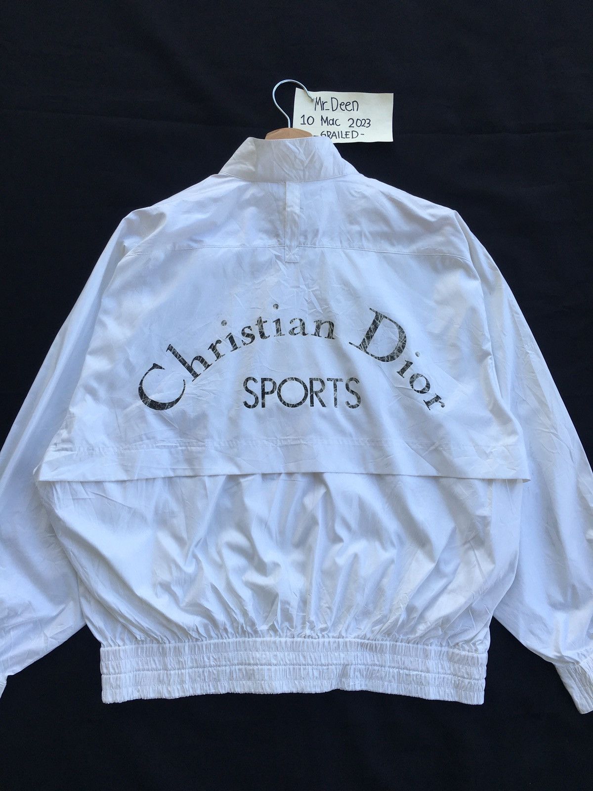 Christian Dior Monsieur Rare Vintage Christian Dior Spellout Windbreaker Size US M / EU 48-50 / 2 - 7 Thumbnail