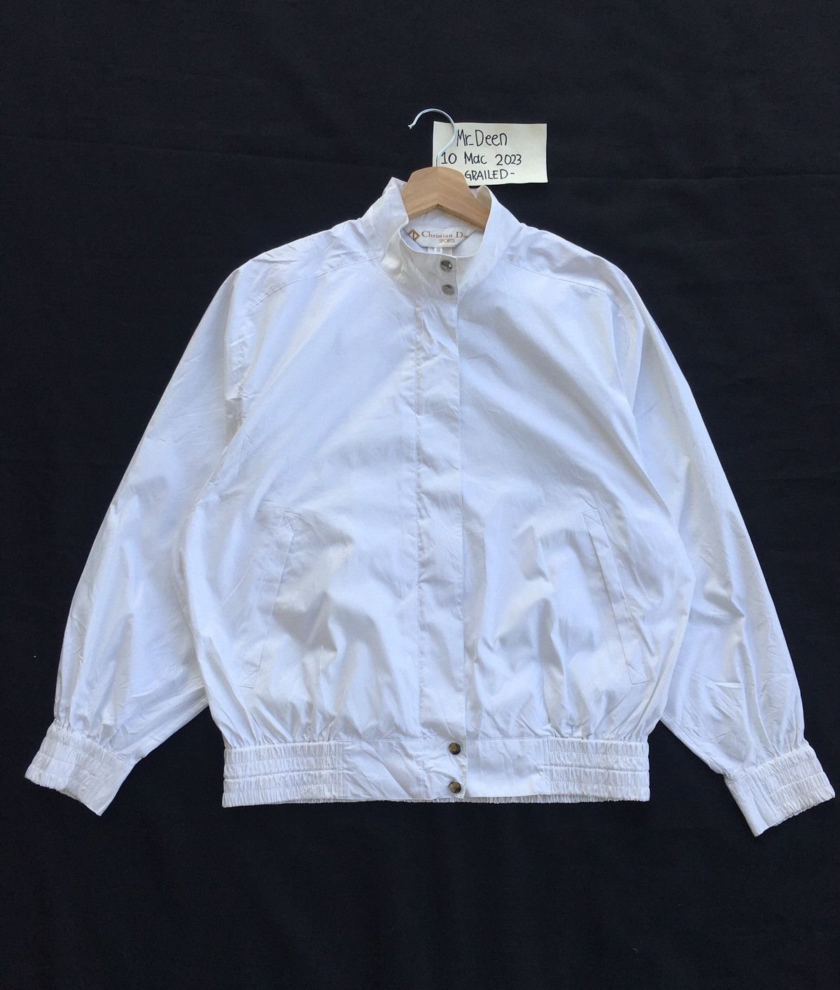 Christian Dior Monsieur Rare Vintage Christian Dior Spellout Windbreaker Size US M / EU 48-50 / 2 - 12 Thumbnail