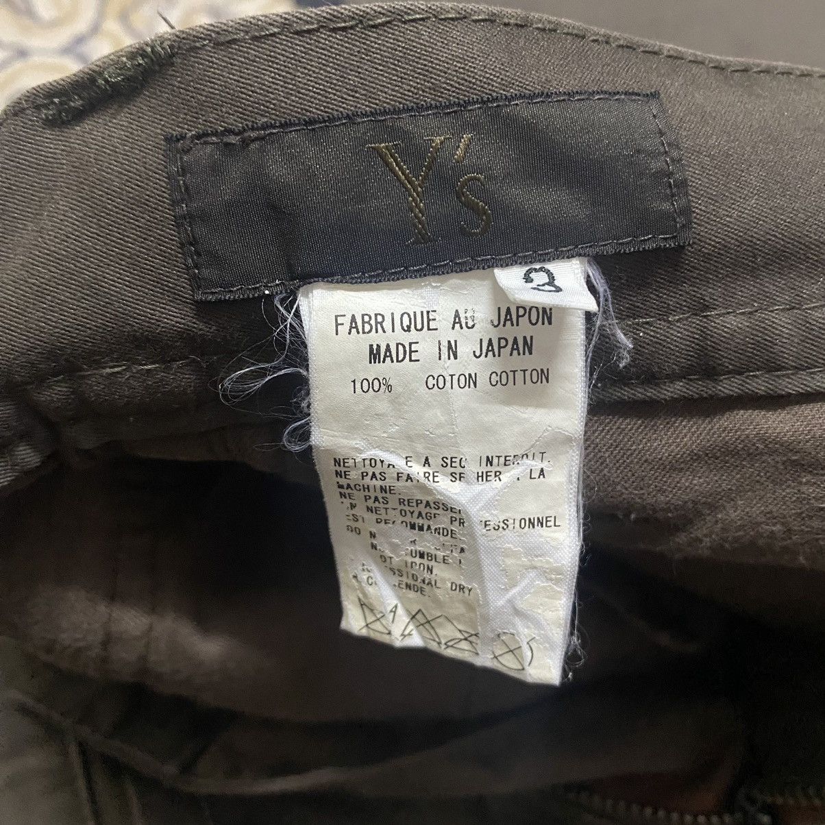 Yohji Yamamoto Y'S Yohji Yamamoto Cargo Pants Size US 31 - 17 Thumbnail