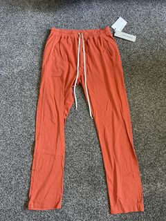 Rick Owens Orange Track Lounge Pants