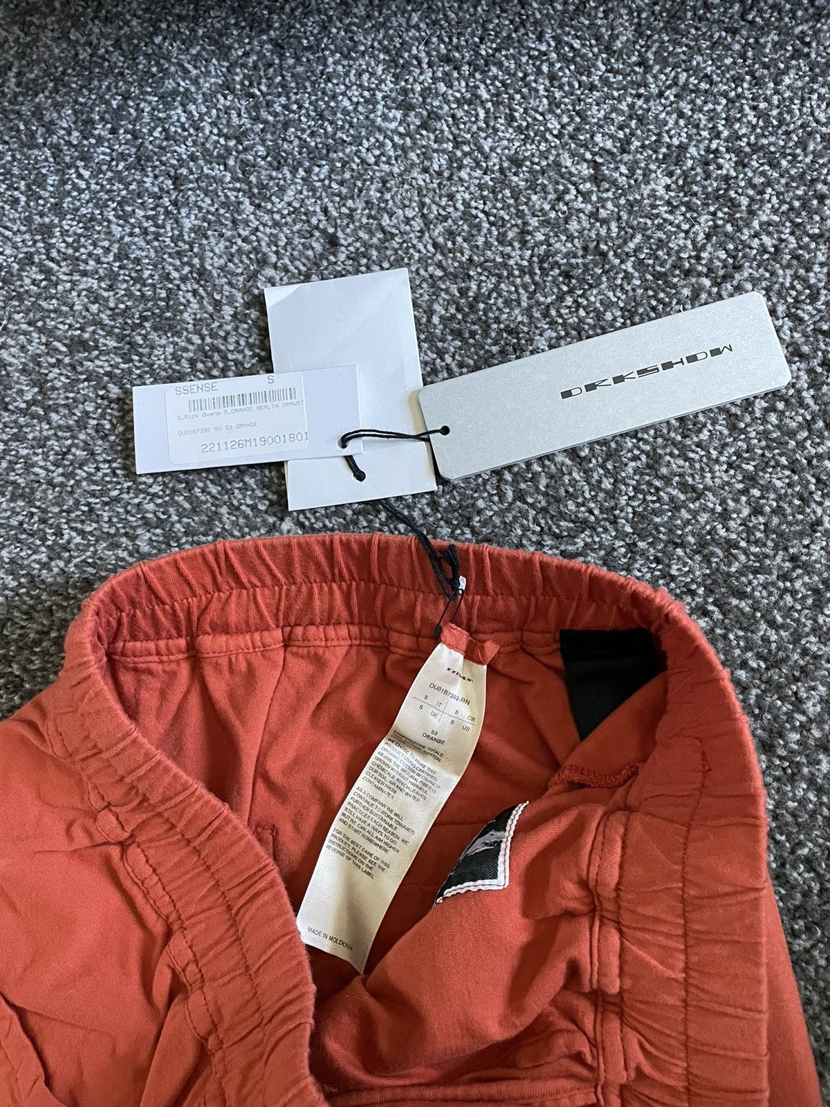 Rick Owens Rick Owens Drkshdw Orange Berlin Pants Size US 30 / EU 46 - 4 Thumbnail