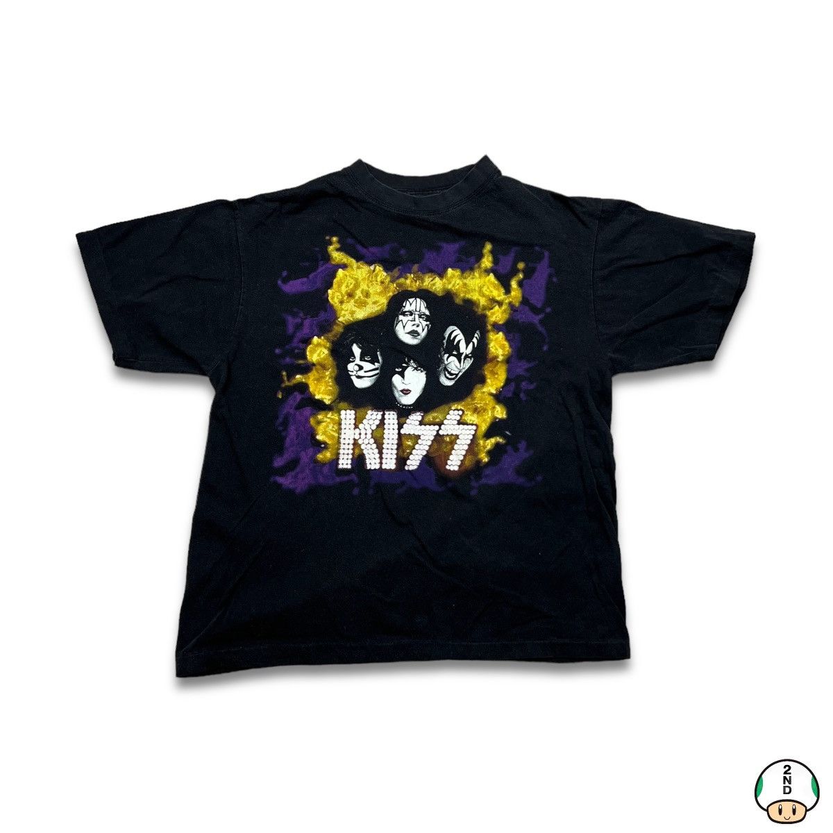 image of Band Tees x Kiss Vintage 90's Kiss Band Tee in Black, Men's (Size Large)