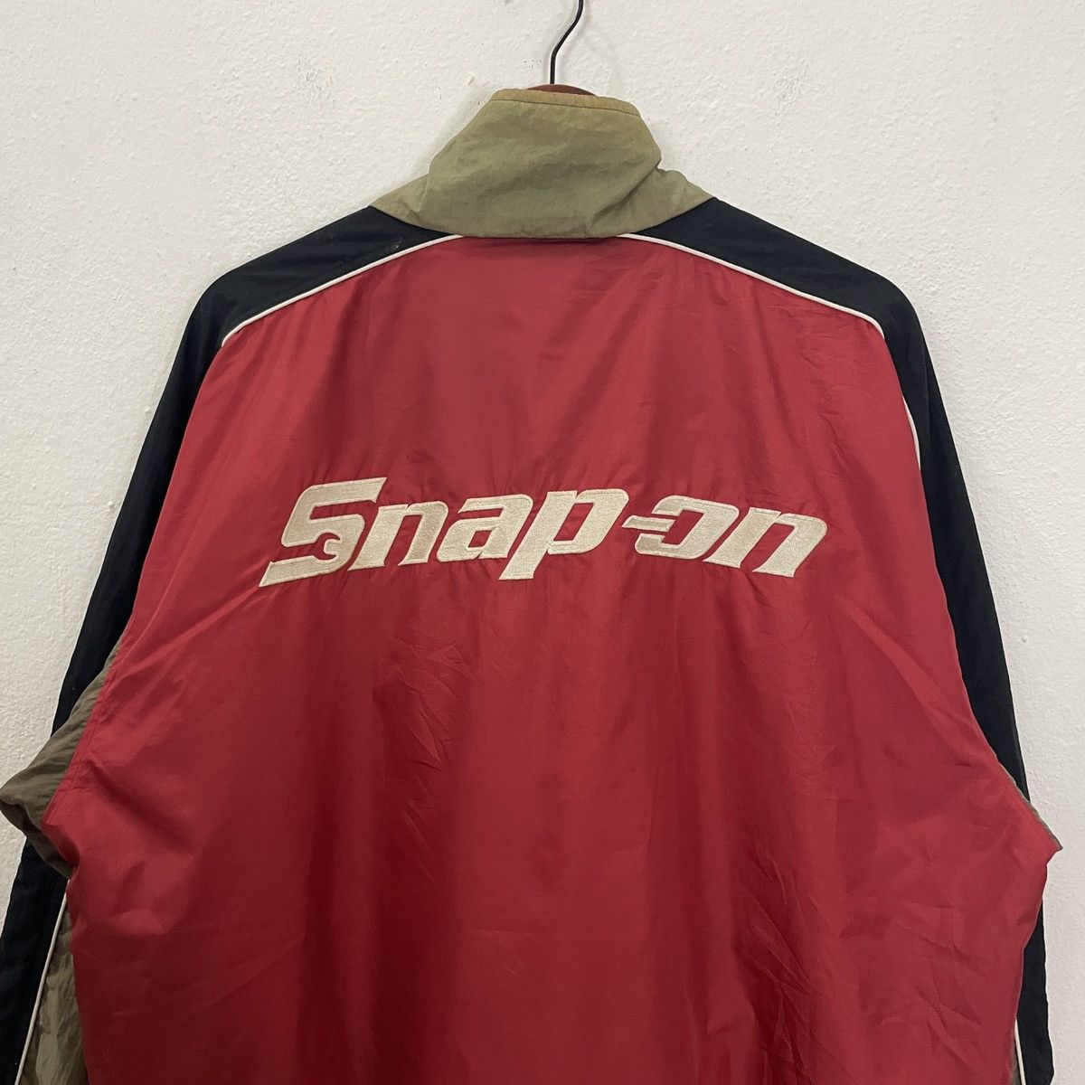 Japanese Brand Vintage Snap-on Big Logo Racing Jacket Size US XL / EU 56 / 4 - 4 Thumbnail