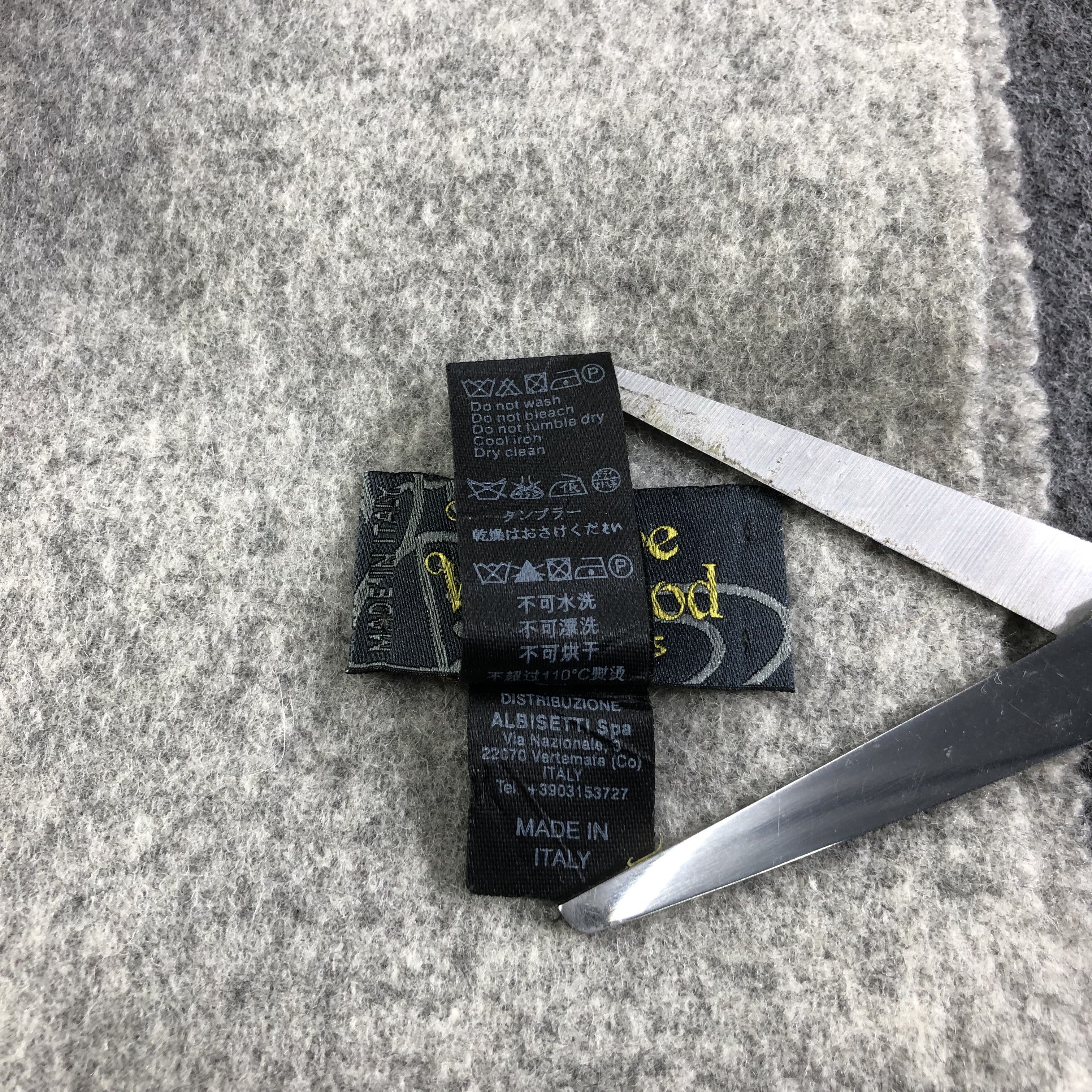 Vivienne Westwood Vivienne Westwood Wool Scarf Muffler V1794 Size ONE SIZE - 6 Thumbnail