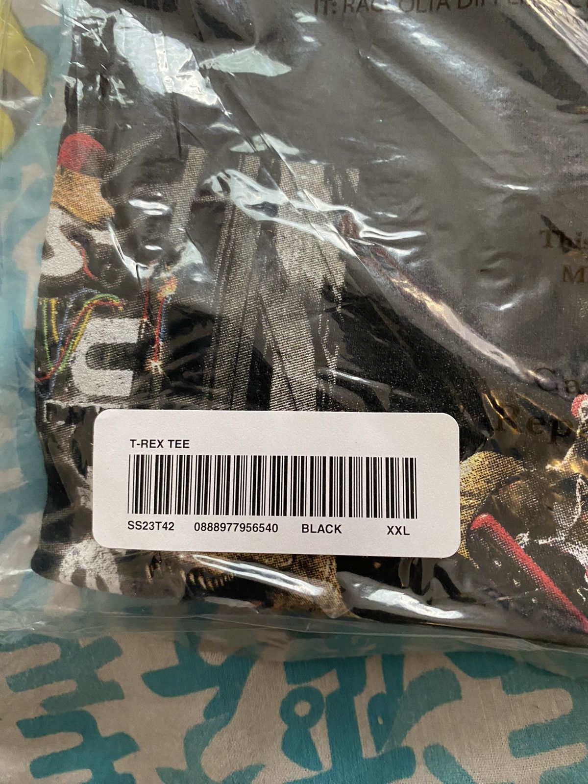 Supreme Supreme T-Rex Tee Size 2XL FW23 Black Size US XXL / EU 58 / 5 - 4 Thumbnail